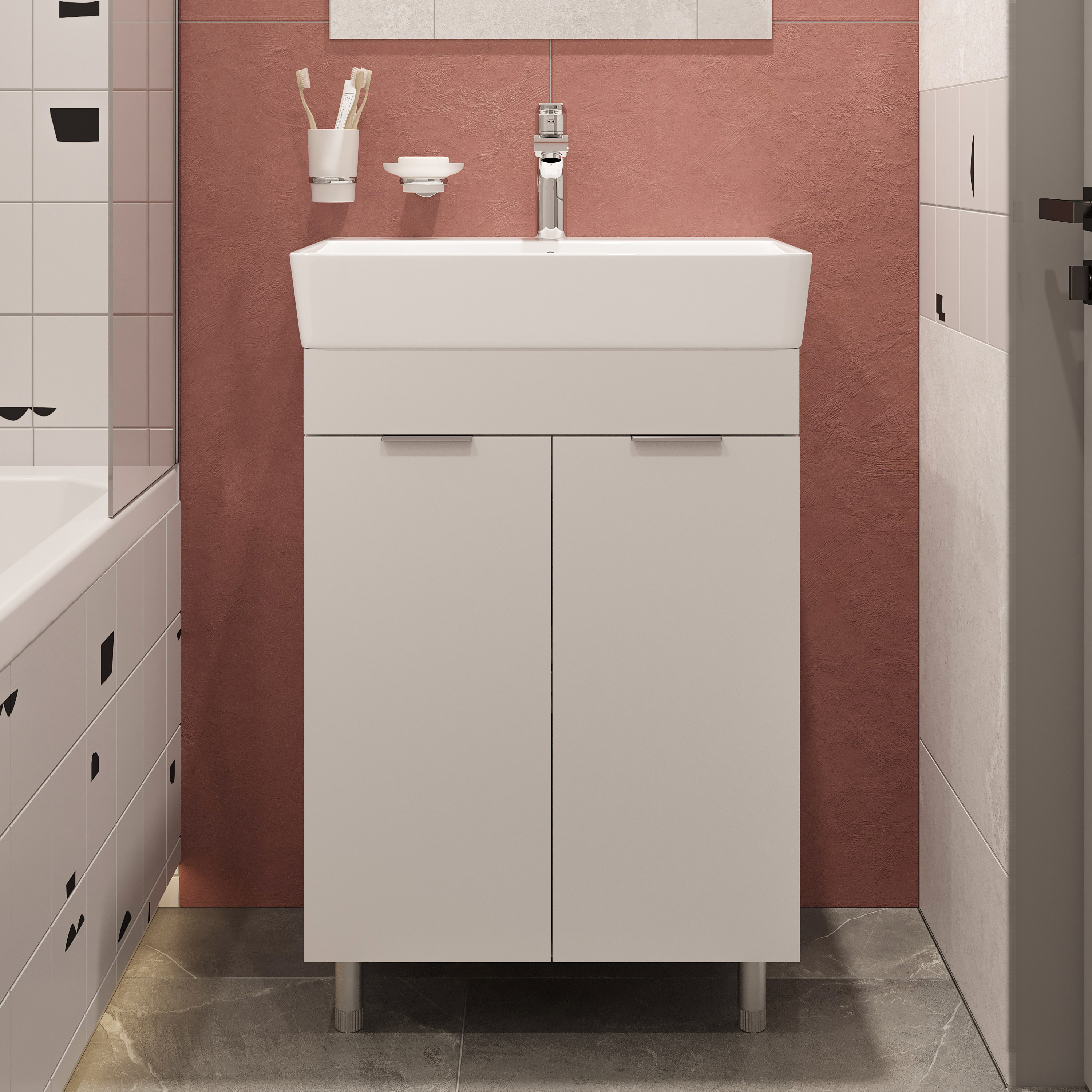 Тумба под раковину без столешницы DIWO Анапа 60 напольная