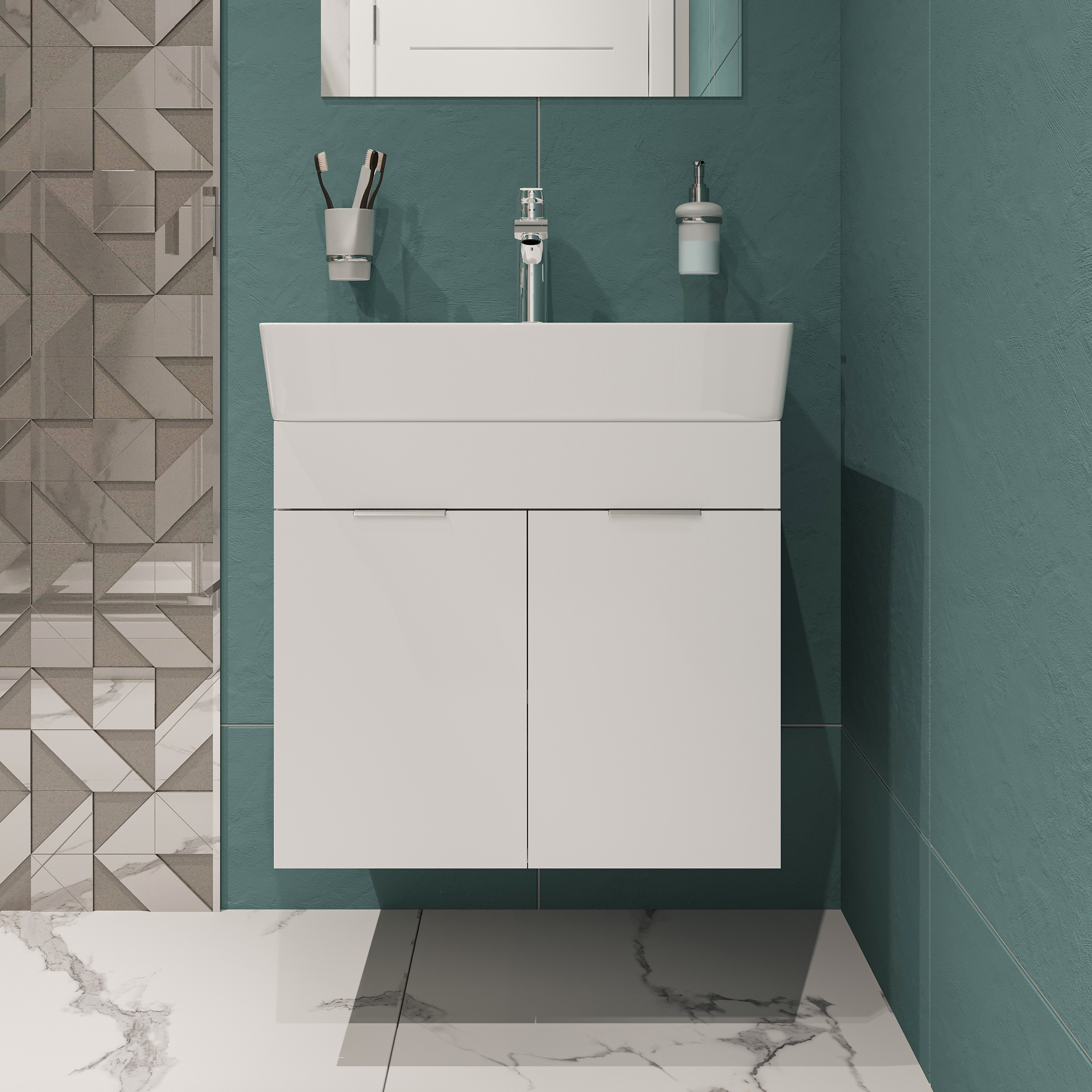 Тумба под раковину без столешницы DIWO Анапа 60 подвесная