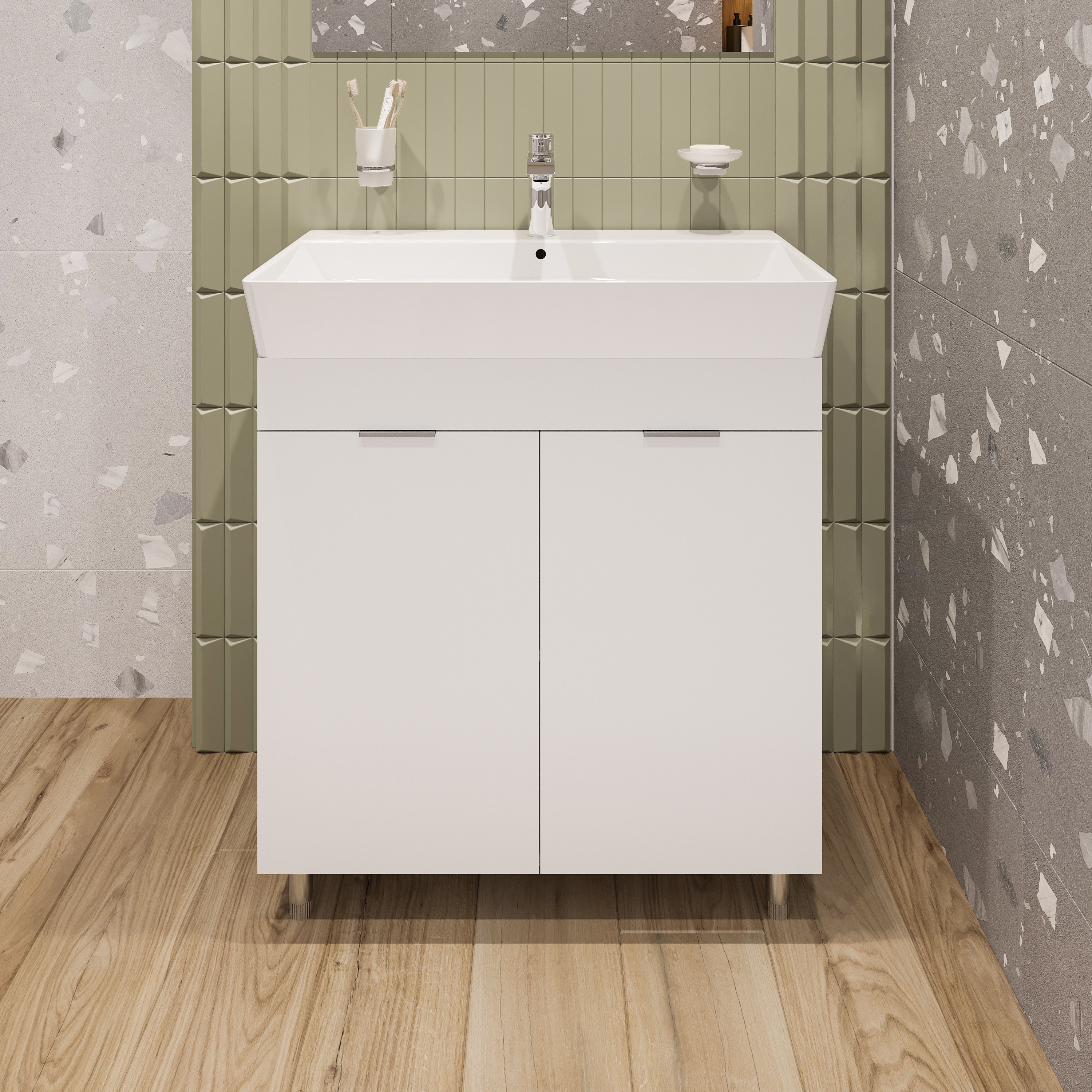 Тумба под раковину без столешницы DIWO Анапа 80 напольная