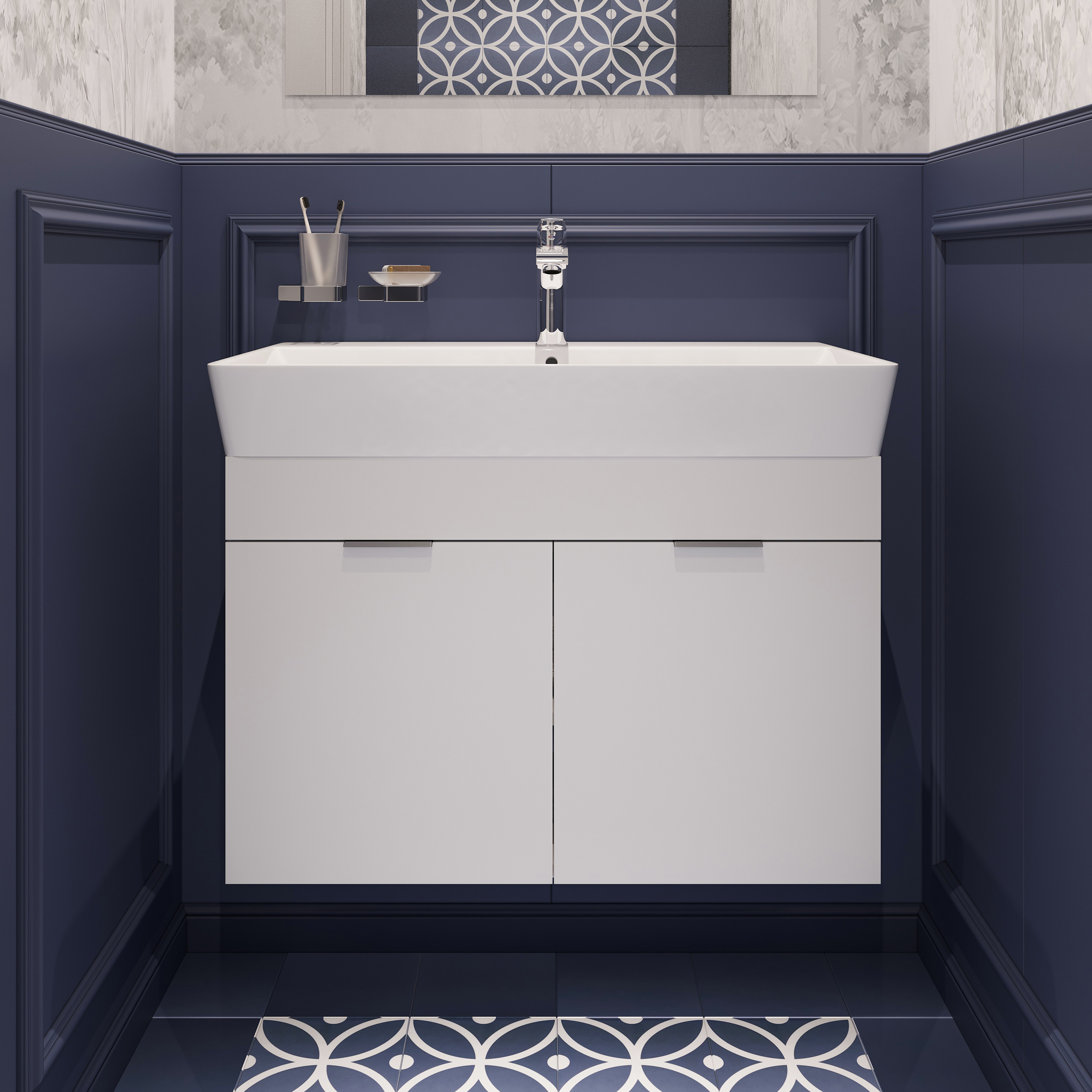 Тумба под раковину без столешницы DIWO Анапа 80 подвесная