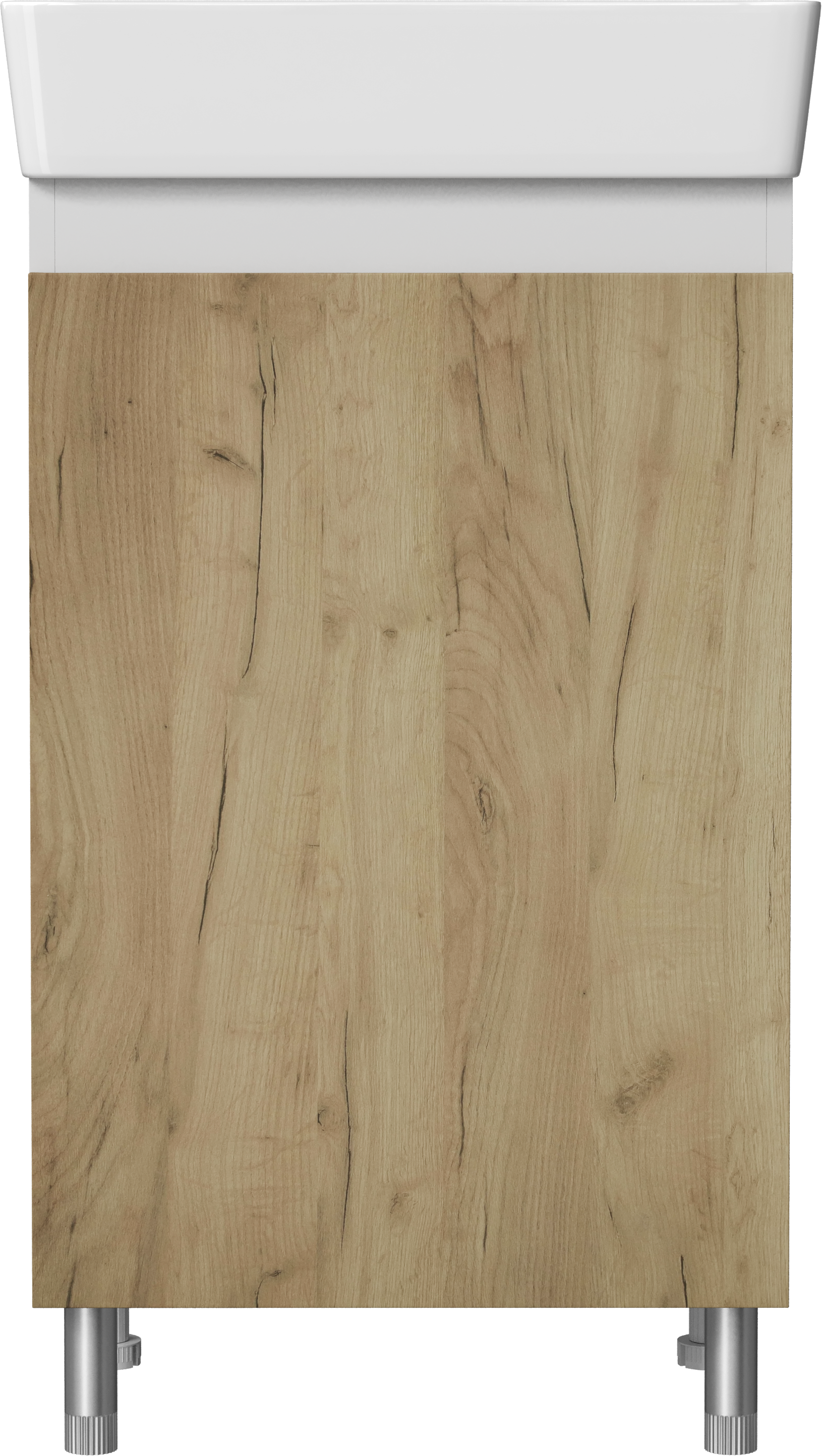 Тумба с раковиной DIWO Кострома 50 напольная, дуб крафт