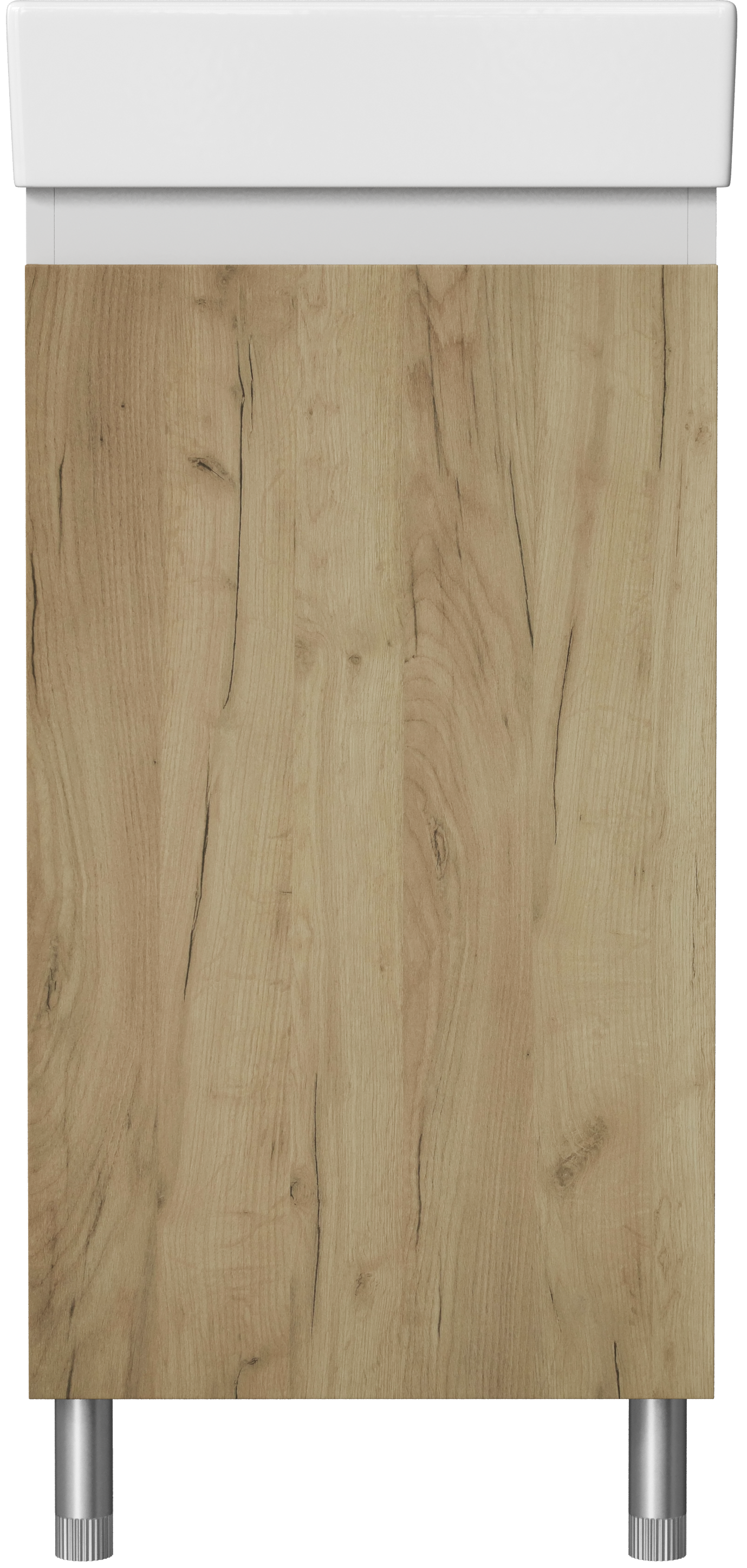 Тумба с раковиной DIWO Кострома 40 напольная, дуб крафт