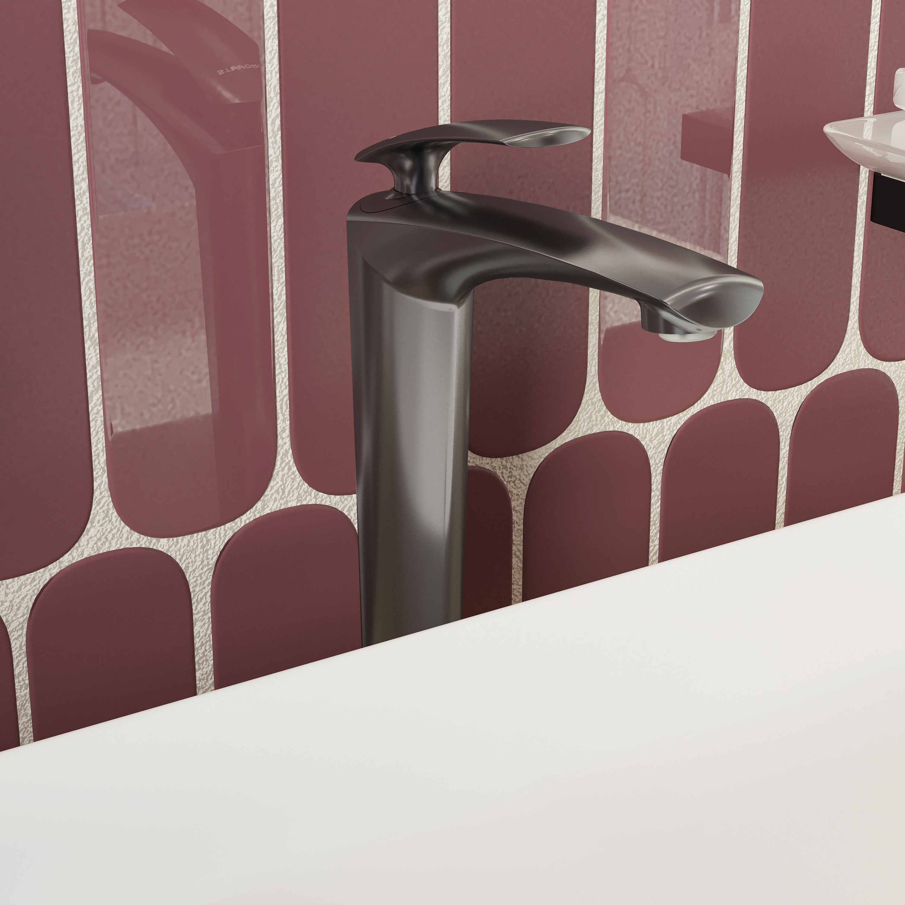 Комплект Смеситель STWORKI Гётеборг S03020GB вороненая сталь + Сифон SD-001GB вороненая сталь + Донный клапан SW-001GB вороненая сталь