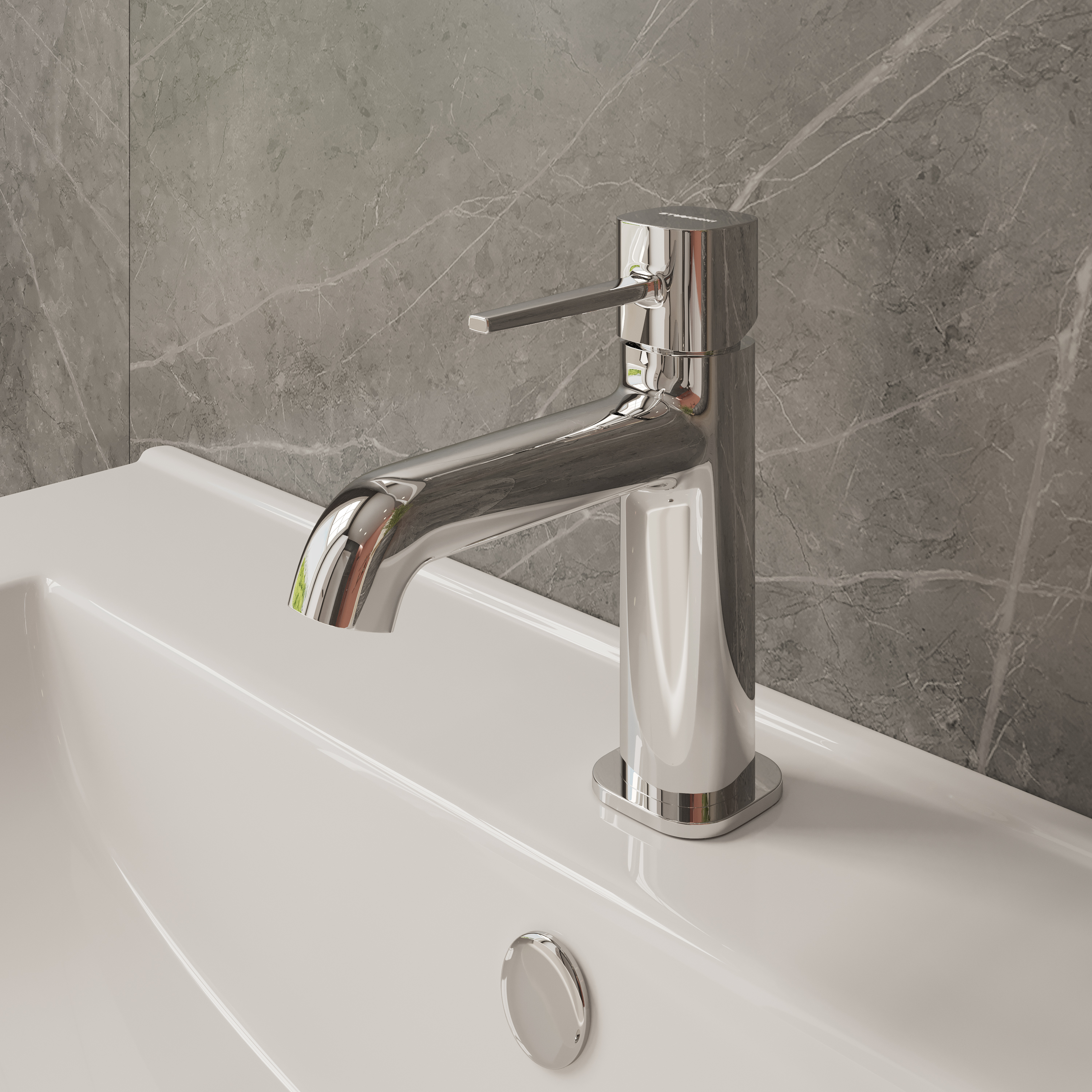 Комплект Смеситель STWORKI Эстерсунд S31010CR хром + Сифон SD-001CR хром + Донный клапан SW-001CR хром