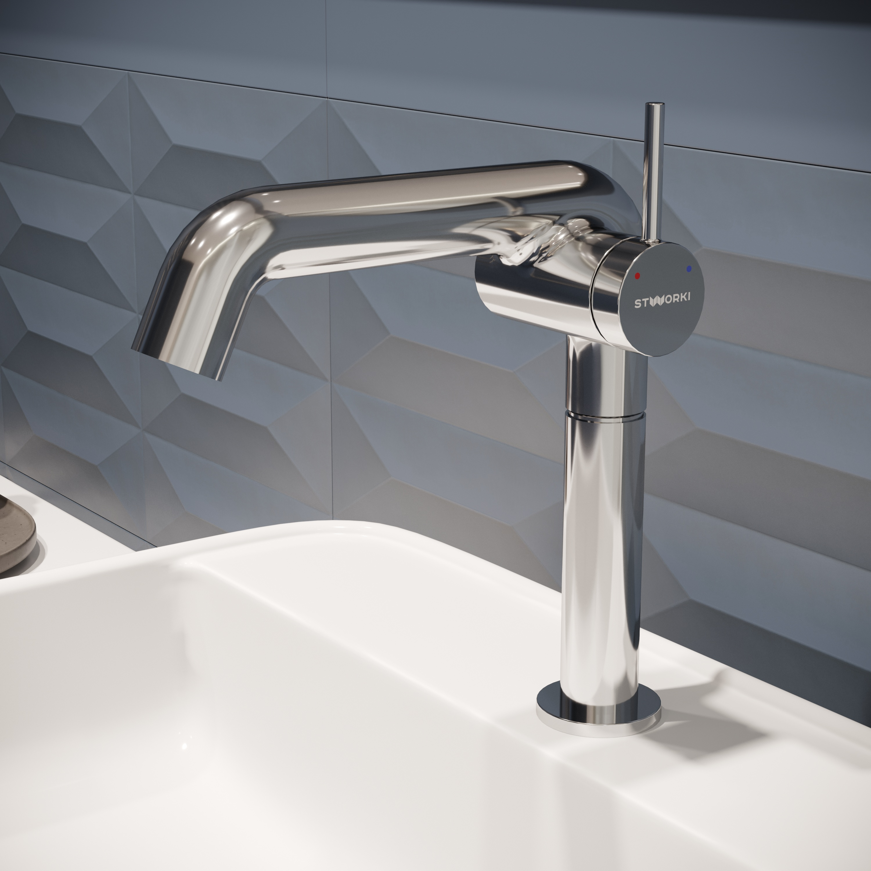 Комплект Смеситель STWORKI Лунд S25010CR + Сифон SD-001CR + Донный клапан SW-001CR купить в Тамбове