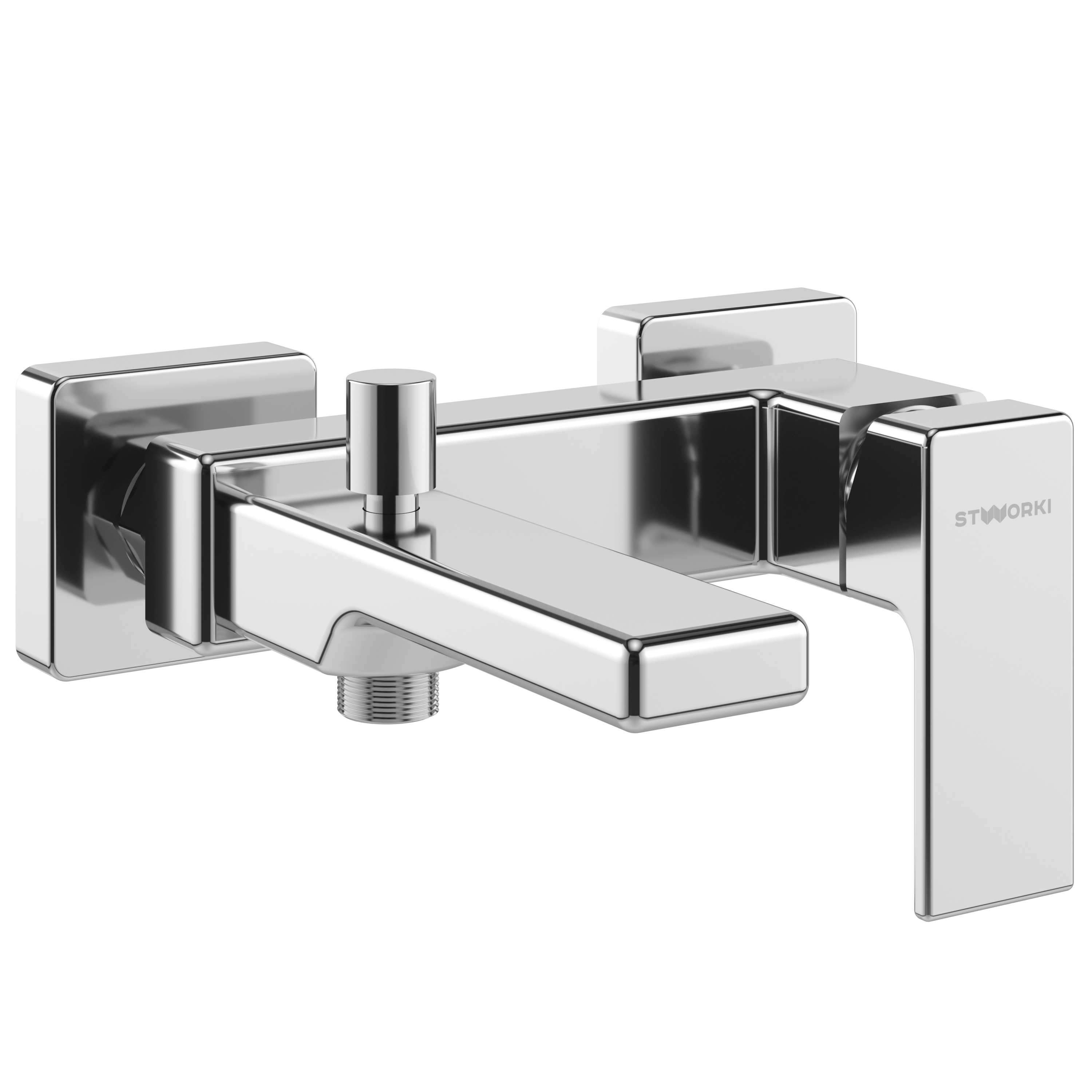 Душевая стойка STWORKI Хельсингборг S18180CR + Ольтен S39100CR со смесителем, хром купить в Тамбове