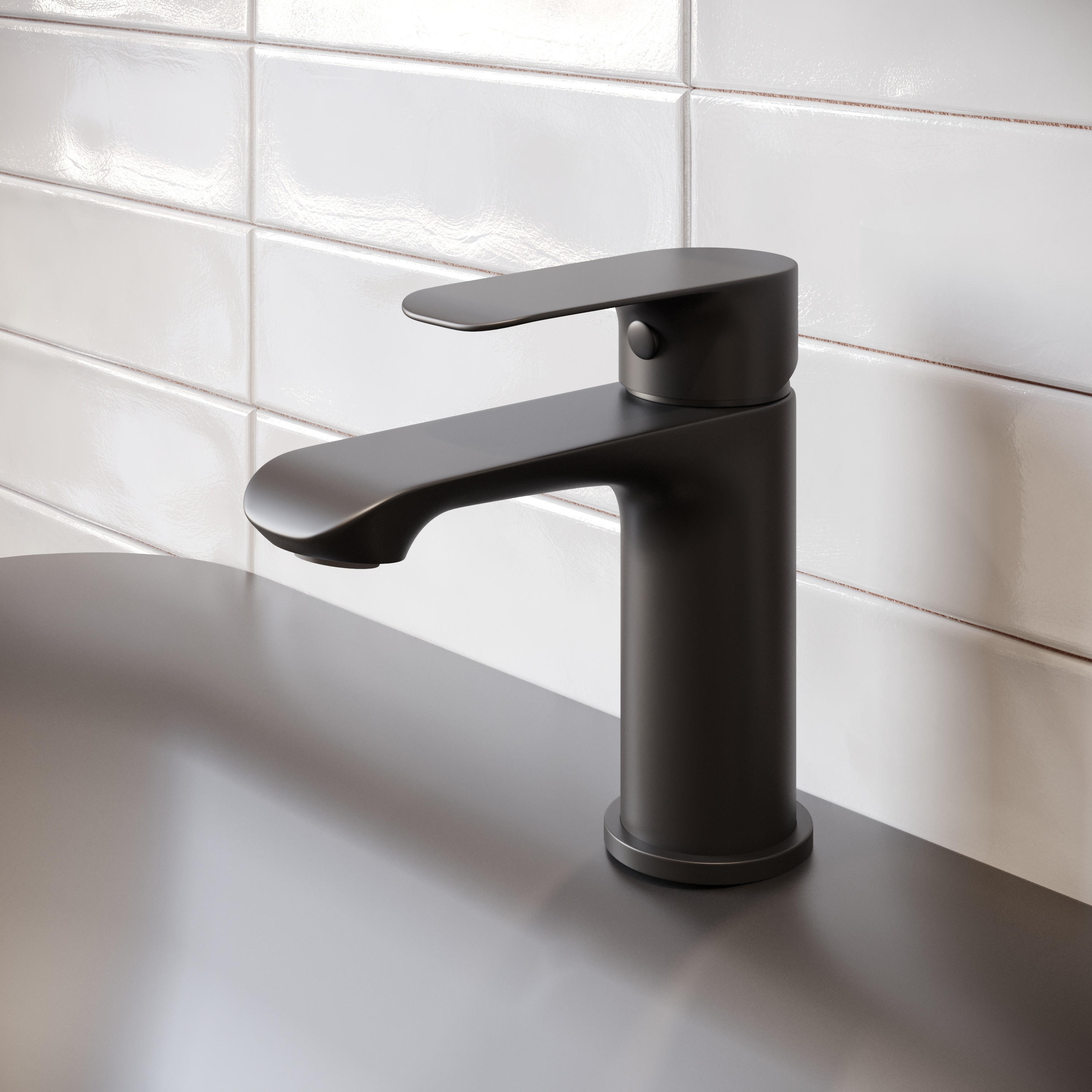 Комплект Смеситель STWORKI Копенгаген S42010BK черный + Сифон SD-001BK черный матовый + Донный клапан SW-001BK черный матовый