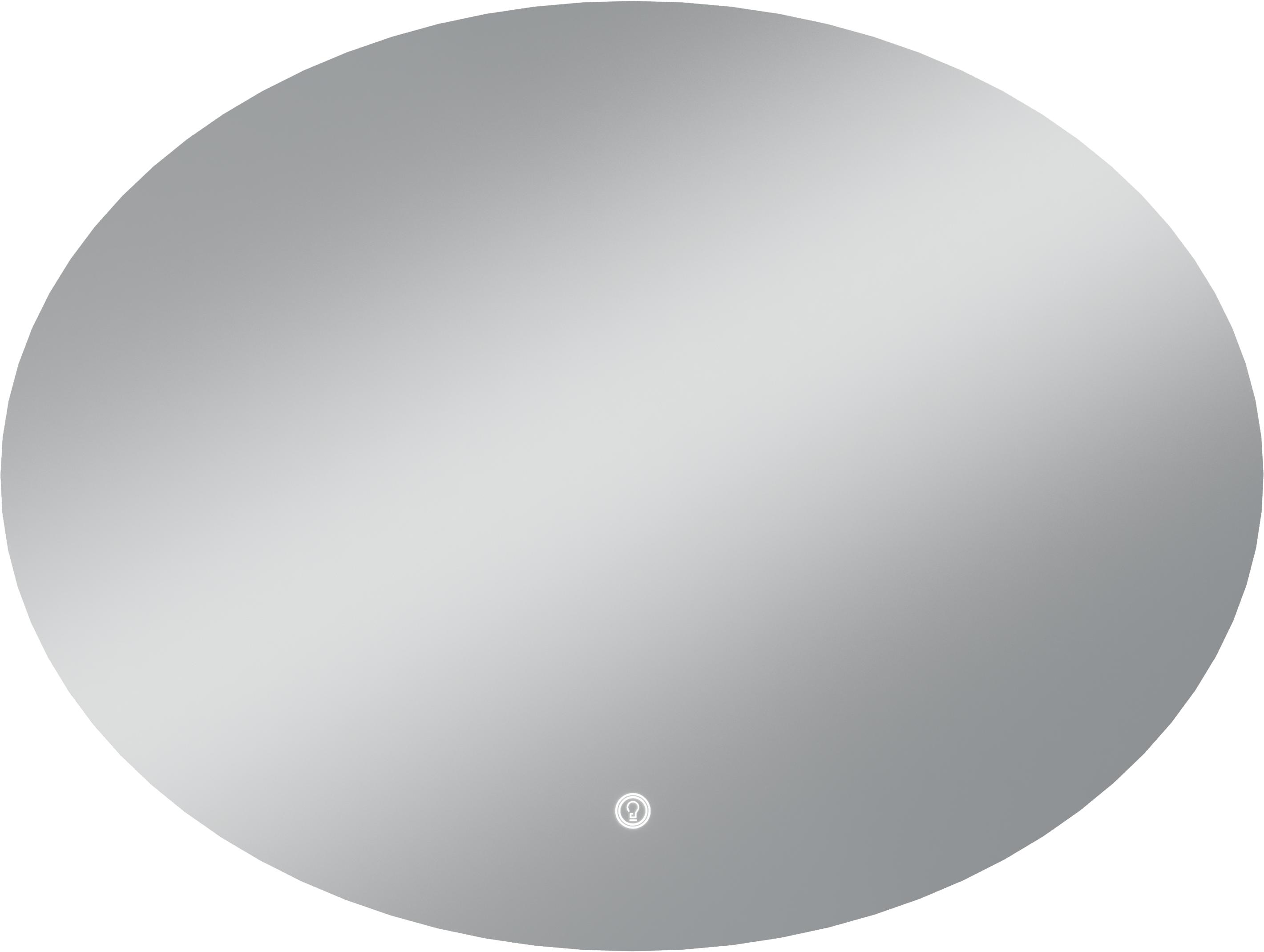 Зеркало STWORKI Осло 80x60 c подсветкой, с регулировкой яркости подсветки, влагозащитное, сенсорное