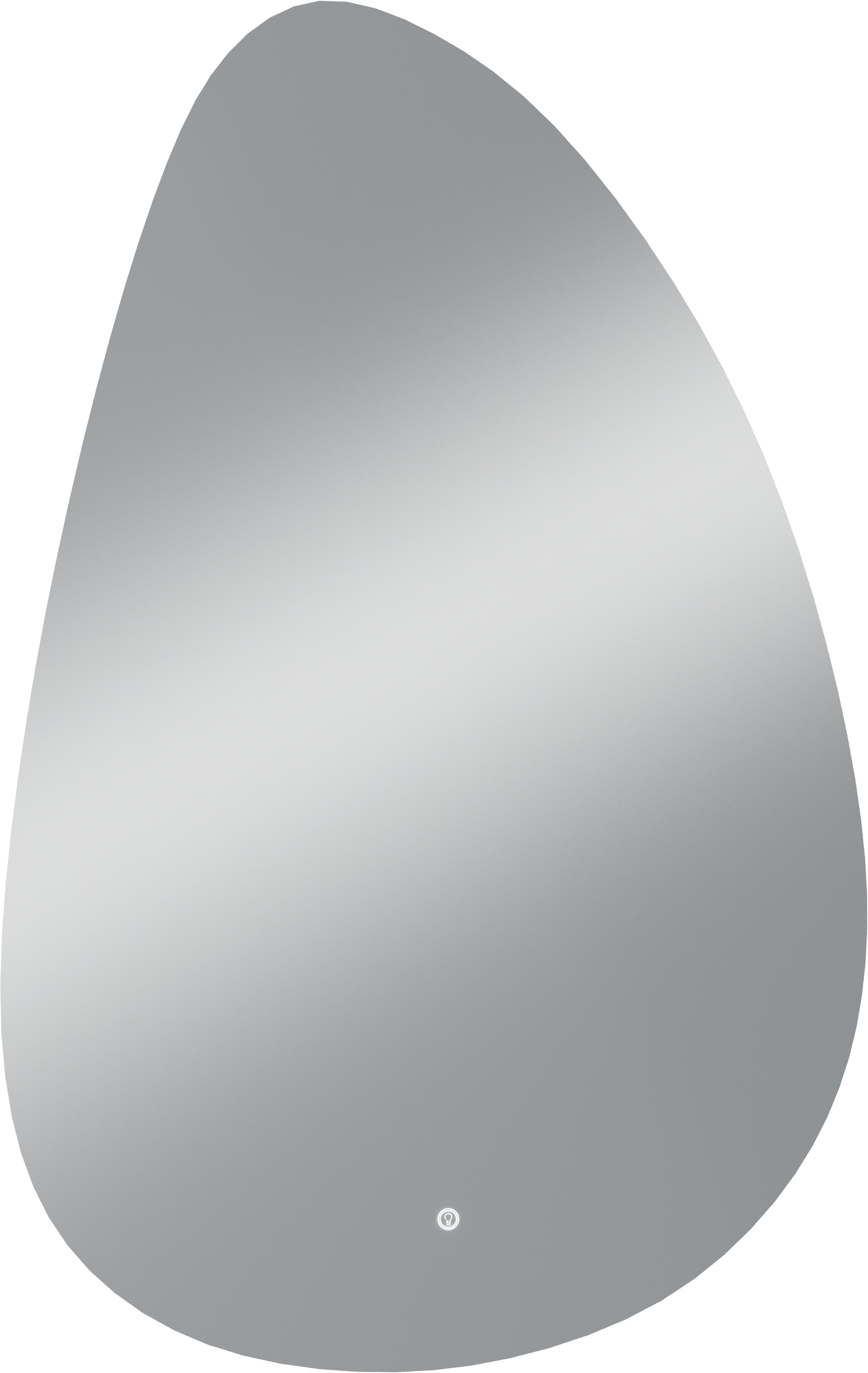 Зеркало STWORKI Муле 60x95 c подсветкой, с регулировкой яркости подсветки, влагозащитное, сенсорное