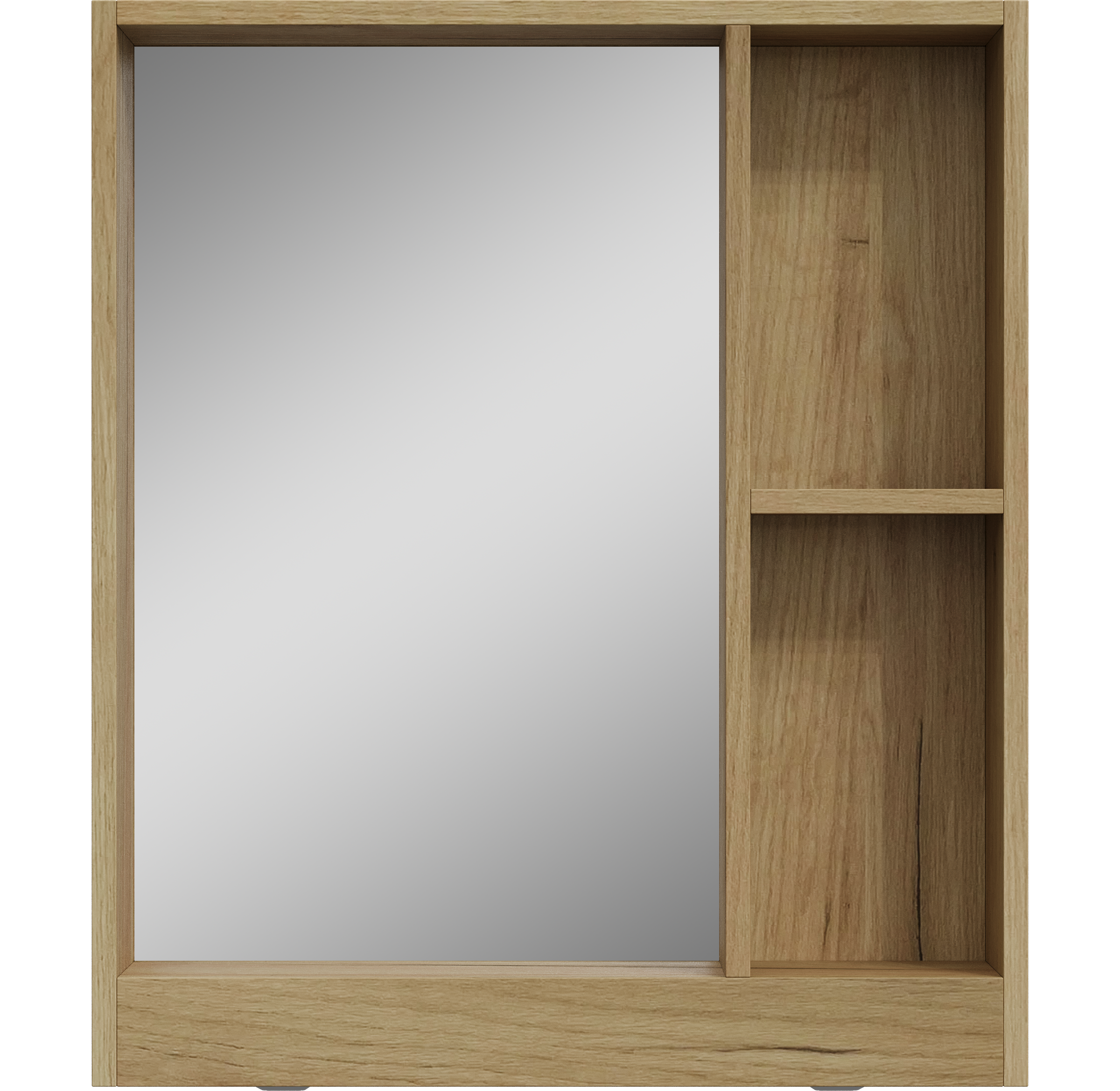 Зеркало DIWO Кострома 60 с розетками, дуб вотан