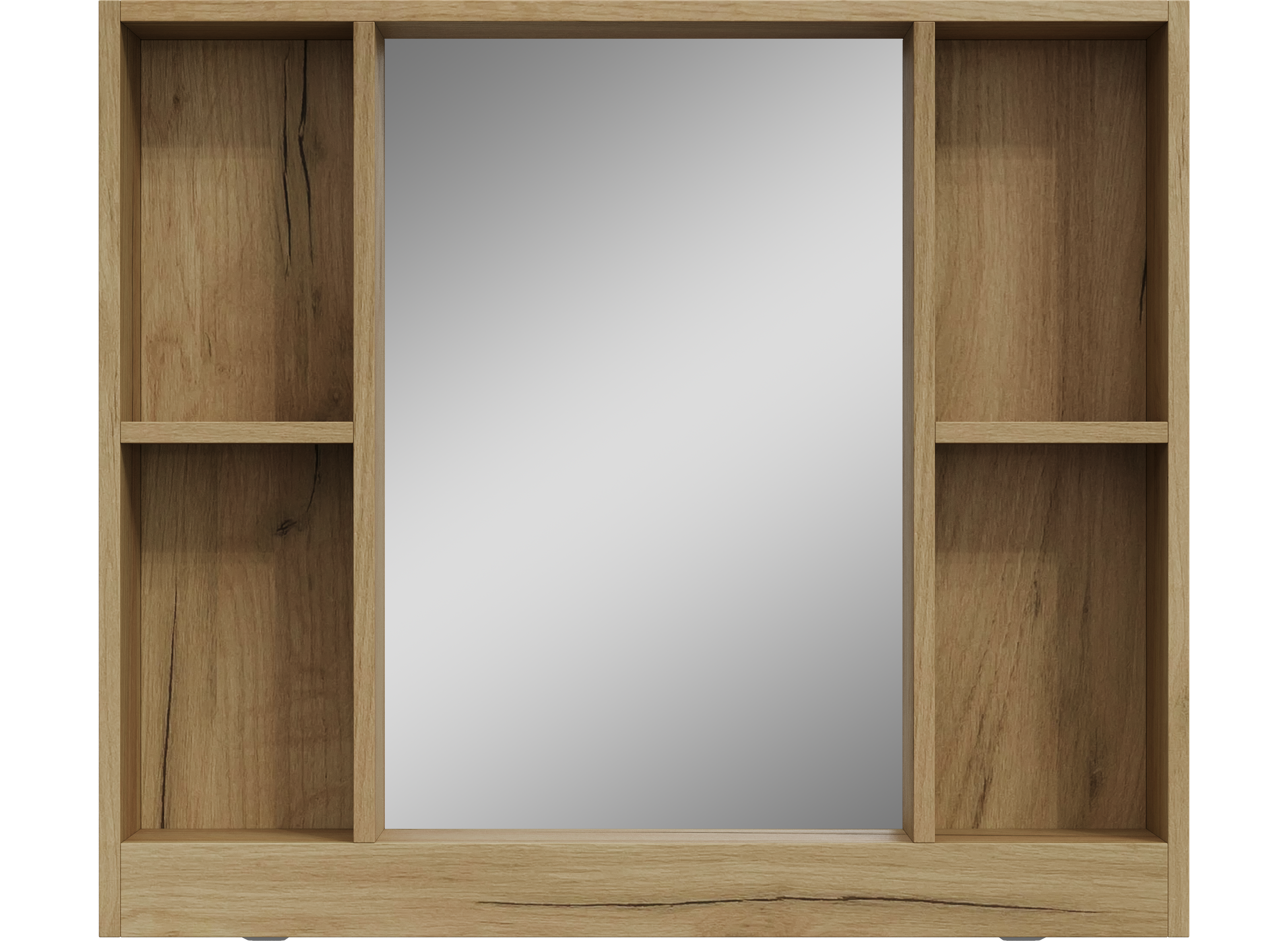 Зеркало DIWO Кострома 80 с розетками, дуб вотан