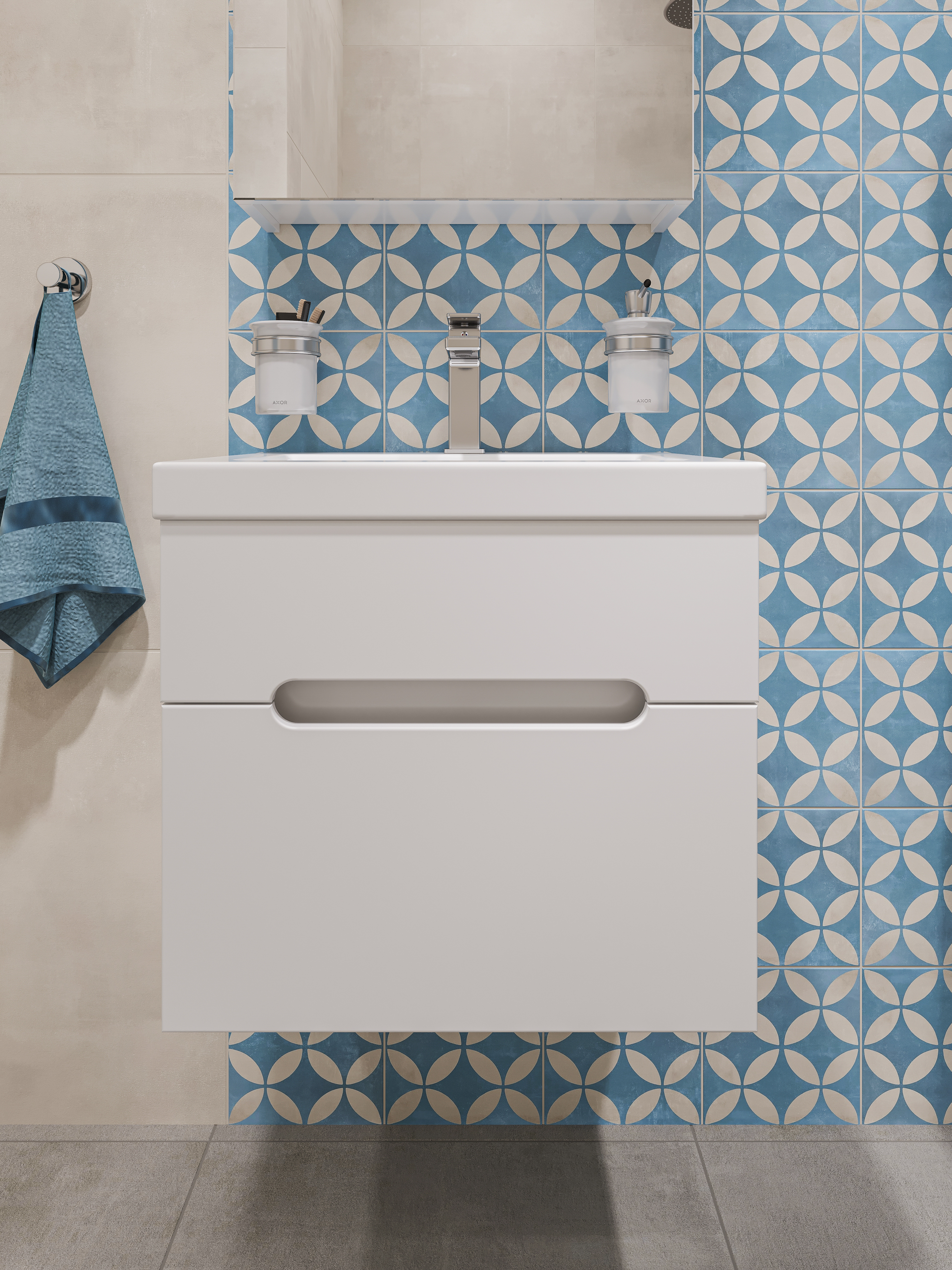 Тумба под раковину без столешницы DIWO Коломна 50 подвесная