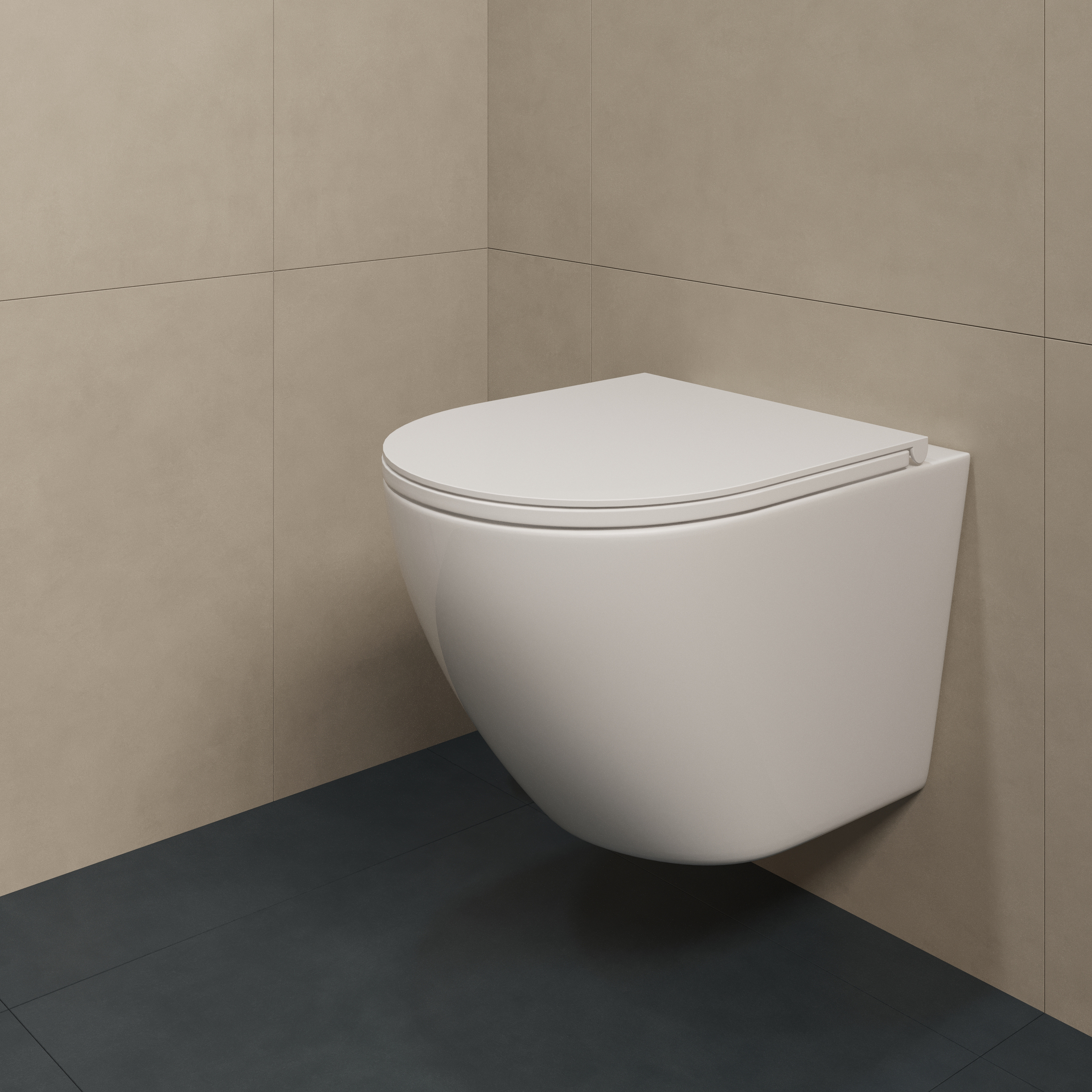 Комплект Унитаз подвесной DIWO Элиста 4412 + Инсталляция EWRIKA ProLT 0026-2020 + Кнопка 0043 золото матовое