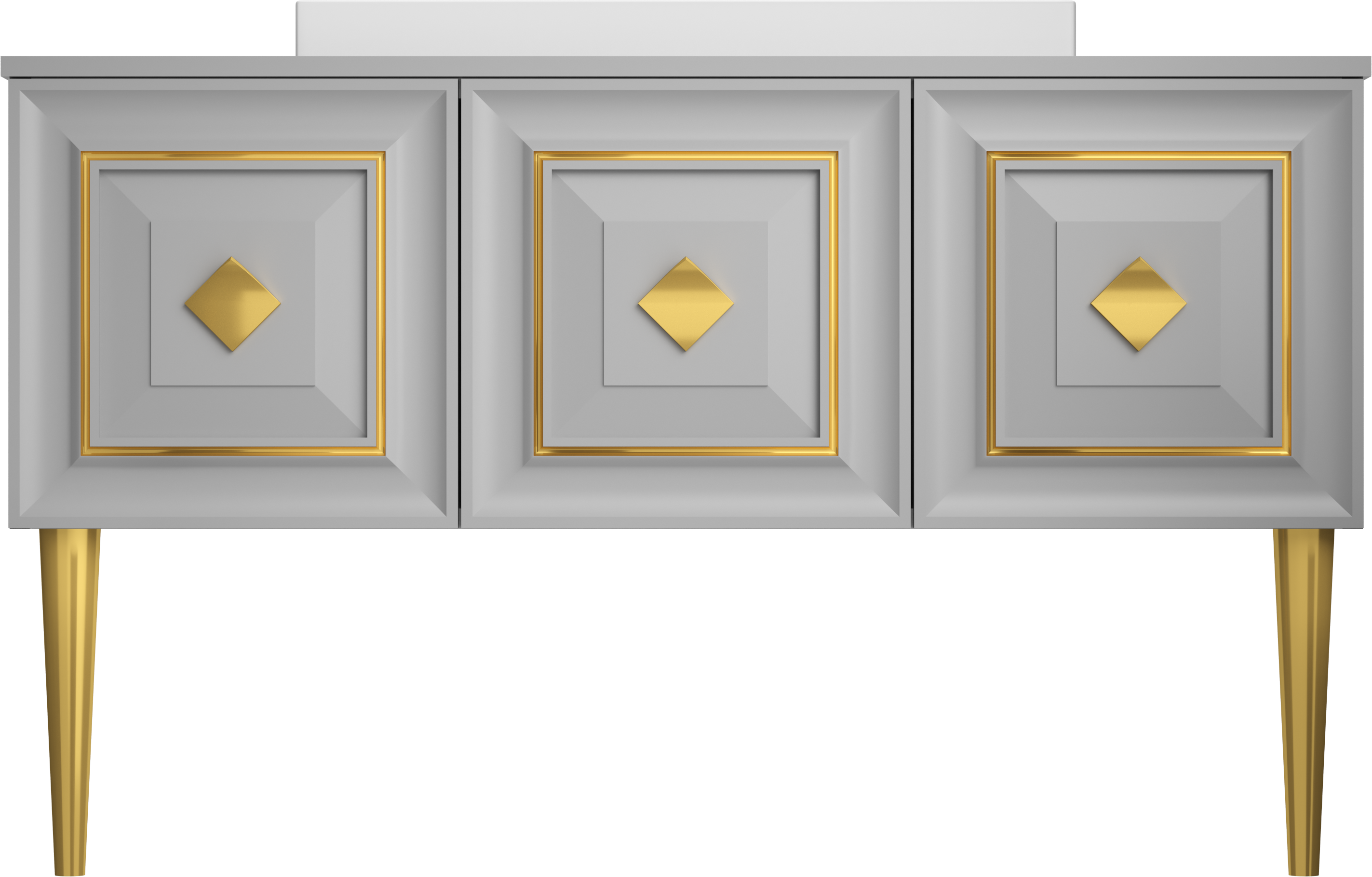 Тумба с раковиной Belinza Davlos 120 серая