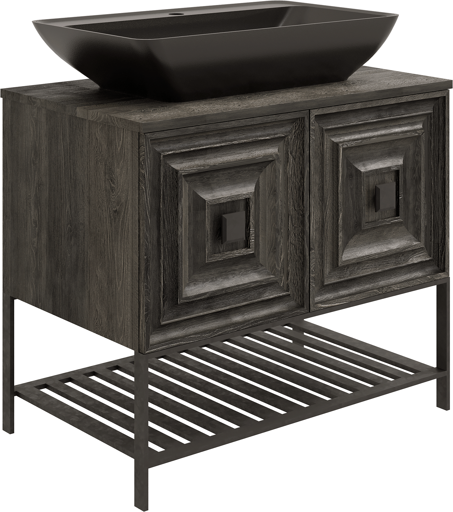 Тумба с раковиной Belinza Rustica 80