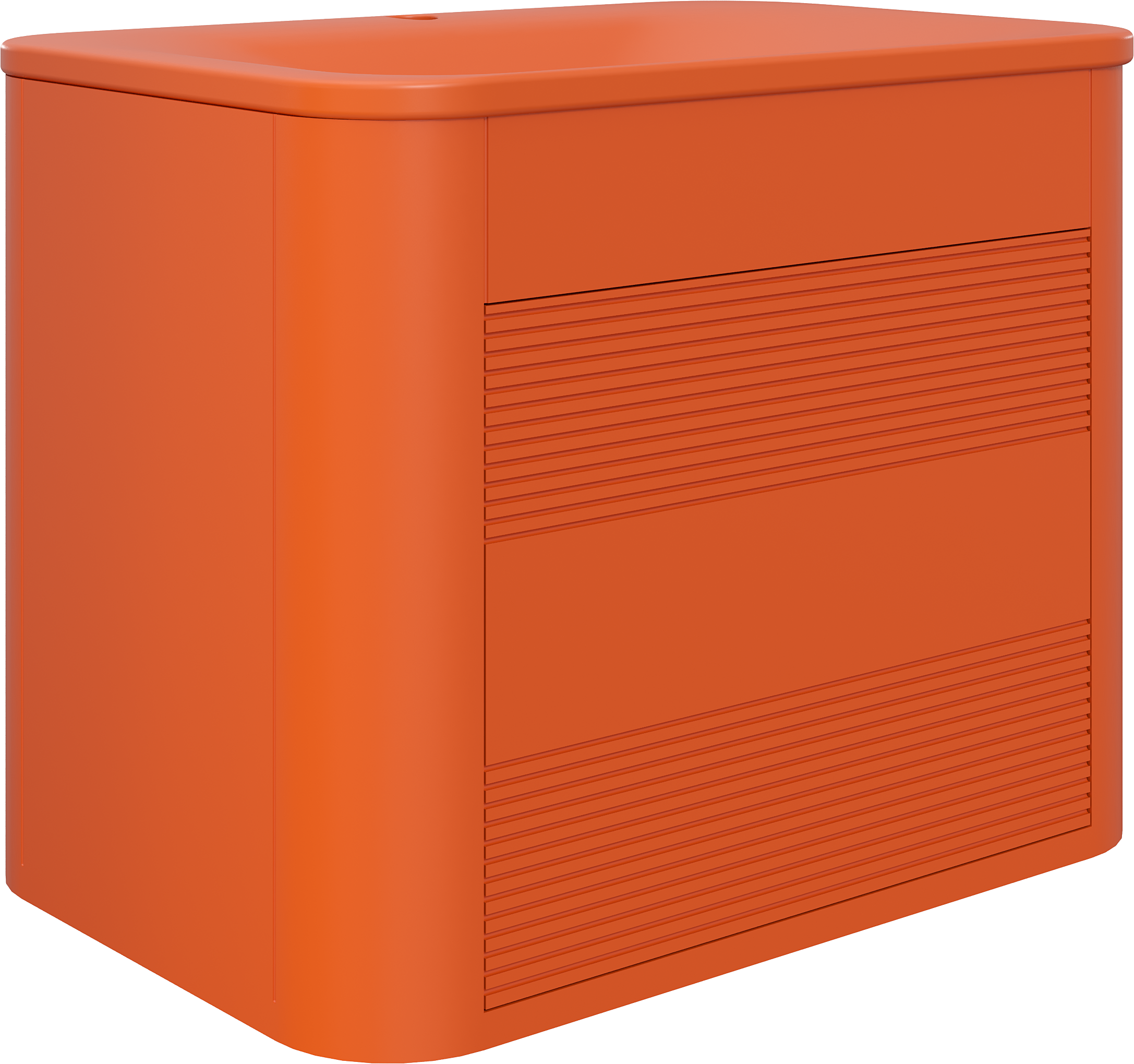 Тумба с раковиной Belinza Twist 65 оранжевая