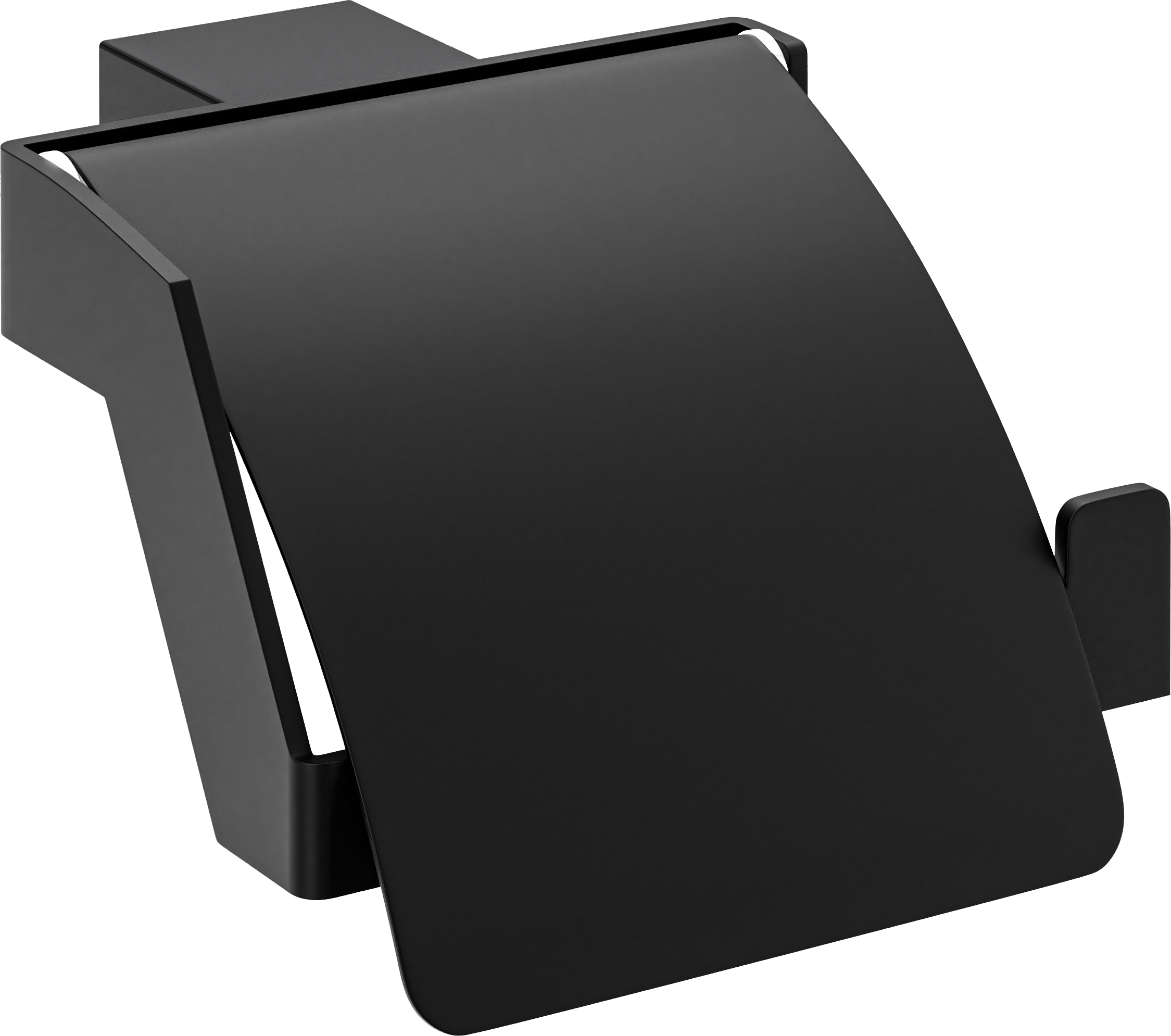 Держатель для туалетной бумаги DEKOR BANYO SS 304 Black SS304 007 01 04 настенный, матовый черный купить в Тамбове