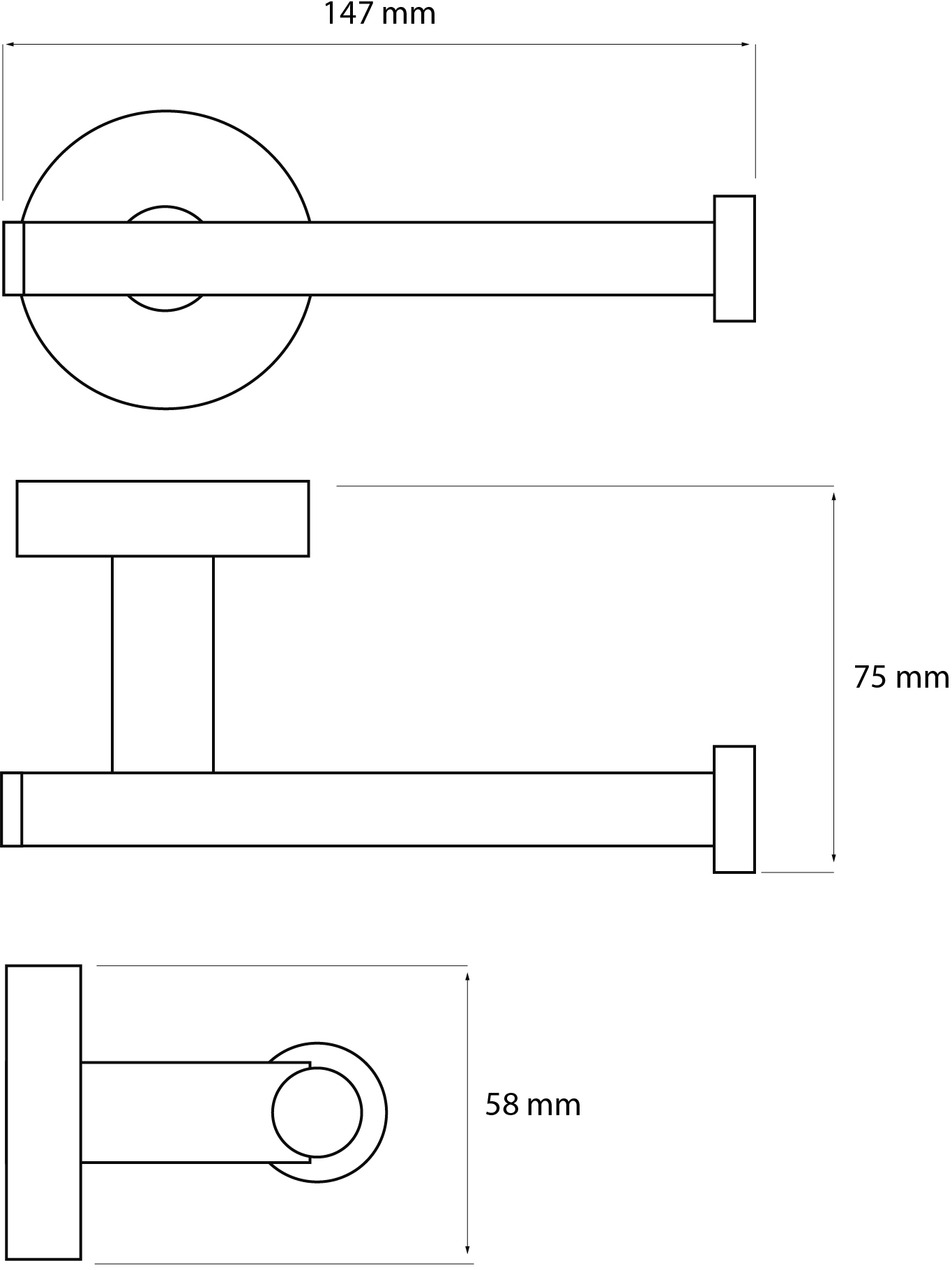 Набор Ершик DEKOR BANYO Toilet Brushes 6001 01 02 04 чёрный + Держатель Alina Black A40 407 04 купить в Тамбове