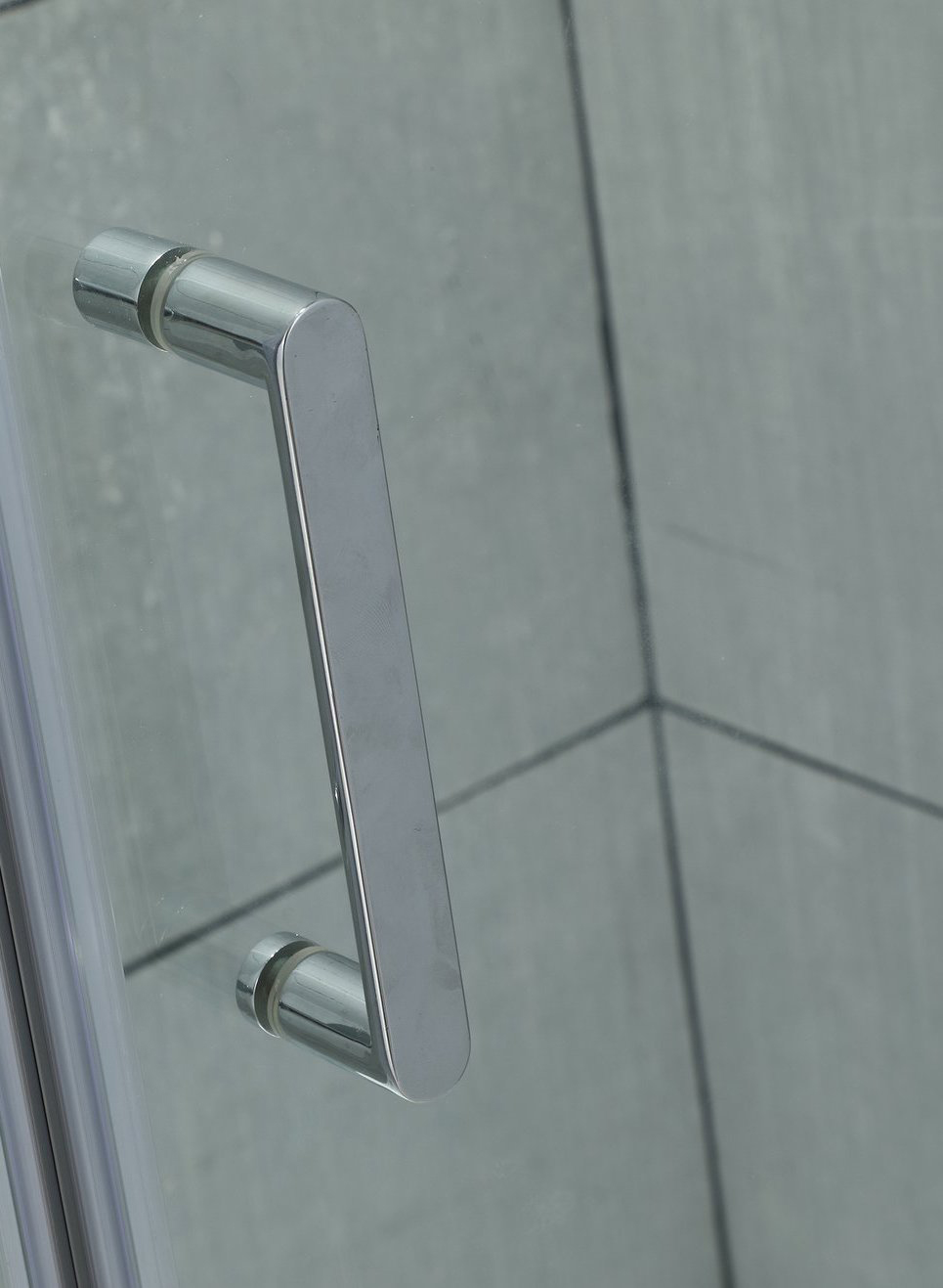 Душевая дверь в нишу DIWO Смоленск 120 см, профиль хром матовый купить в Тамбове