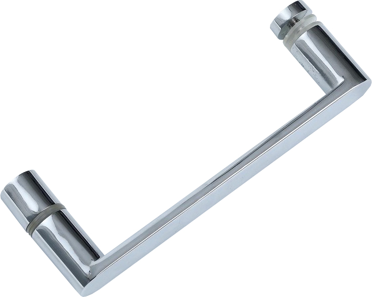 Душевая дверь в нишу DIWO Смоленск 140 см, профиль хром матовый купить в Тамбове