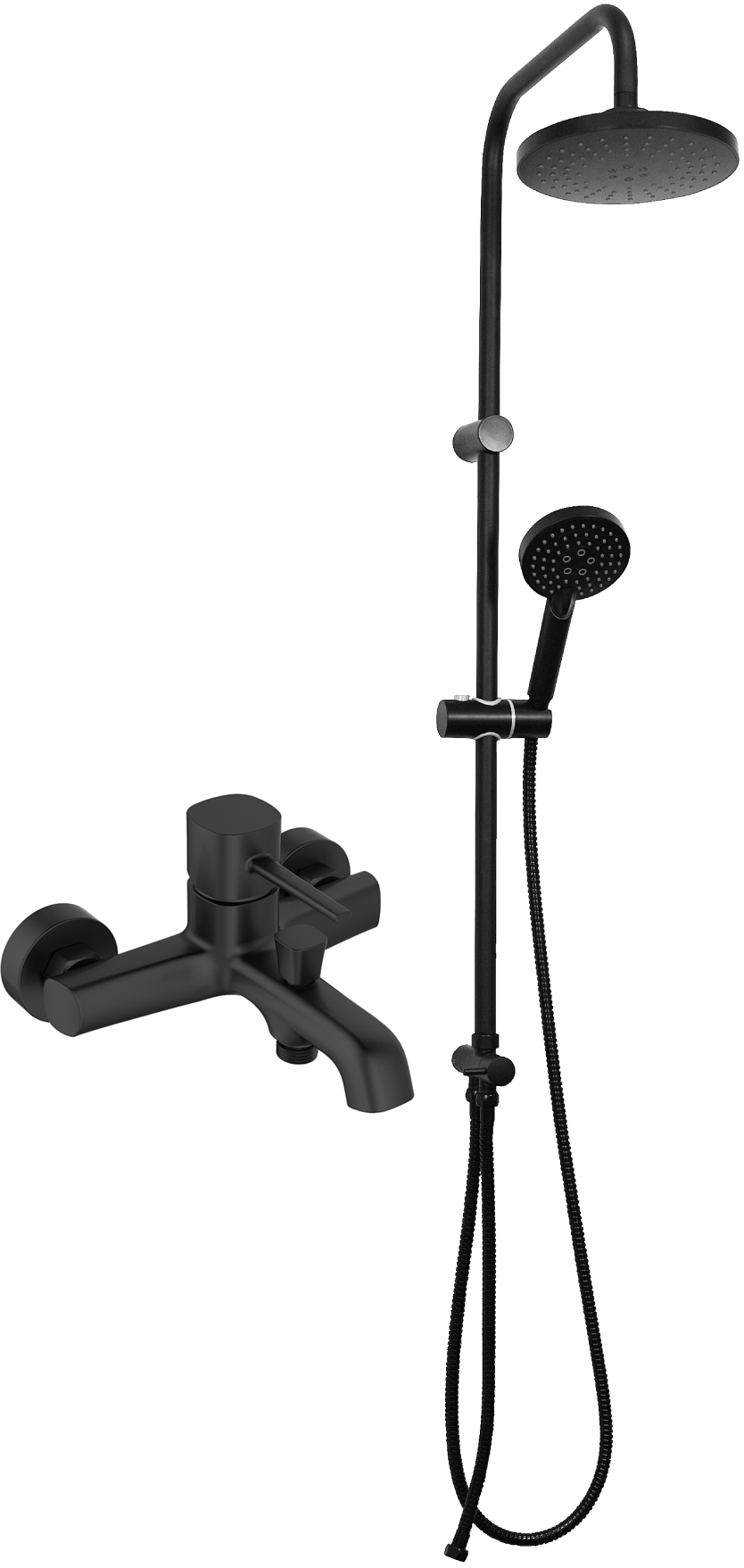 Душевой комплект STWORKI Эстерсунд ES-09b + ES-03b