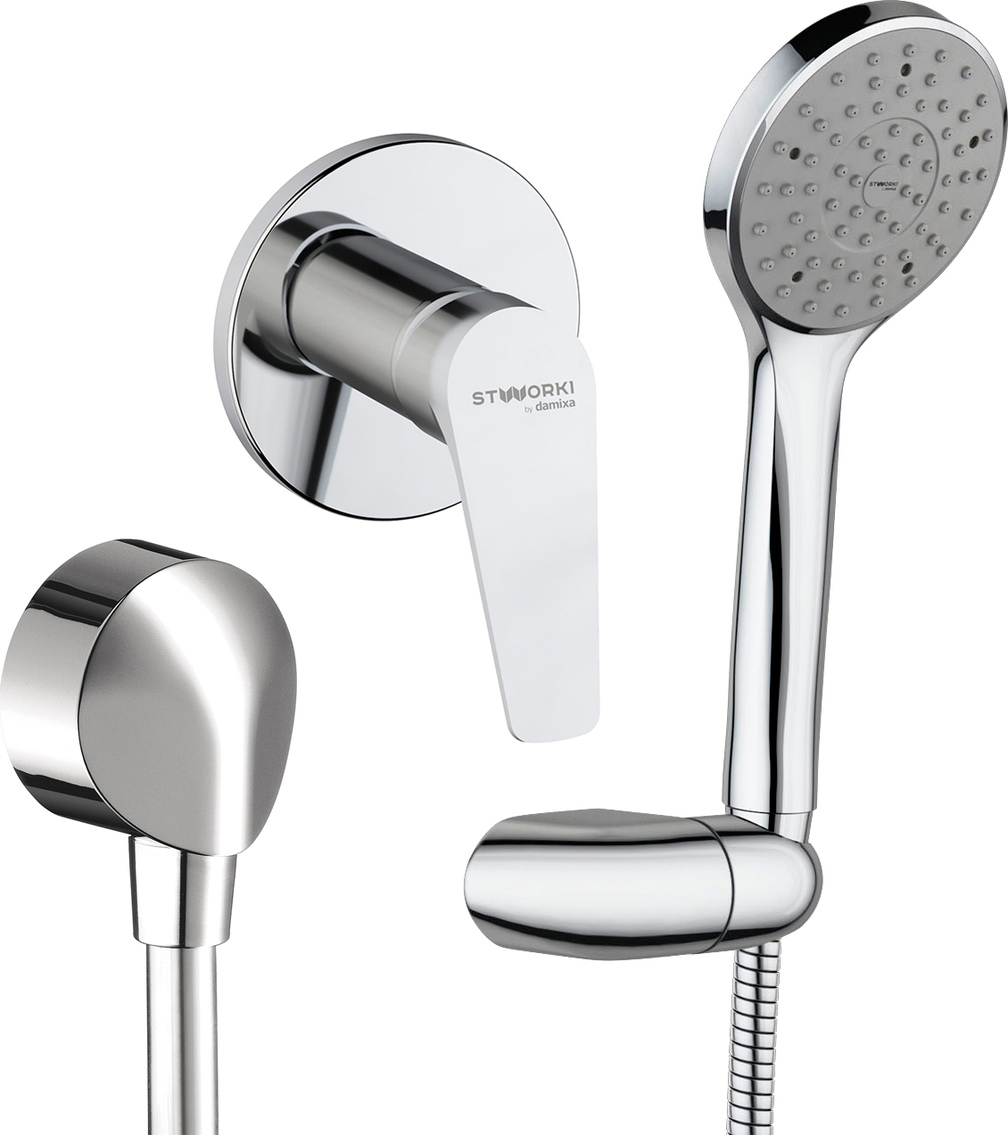 Душевой комплект STWORKI Дублин HFDB75000 С ВНУТРЕННЕЙ ЧАСТЬЮ + 27454000