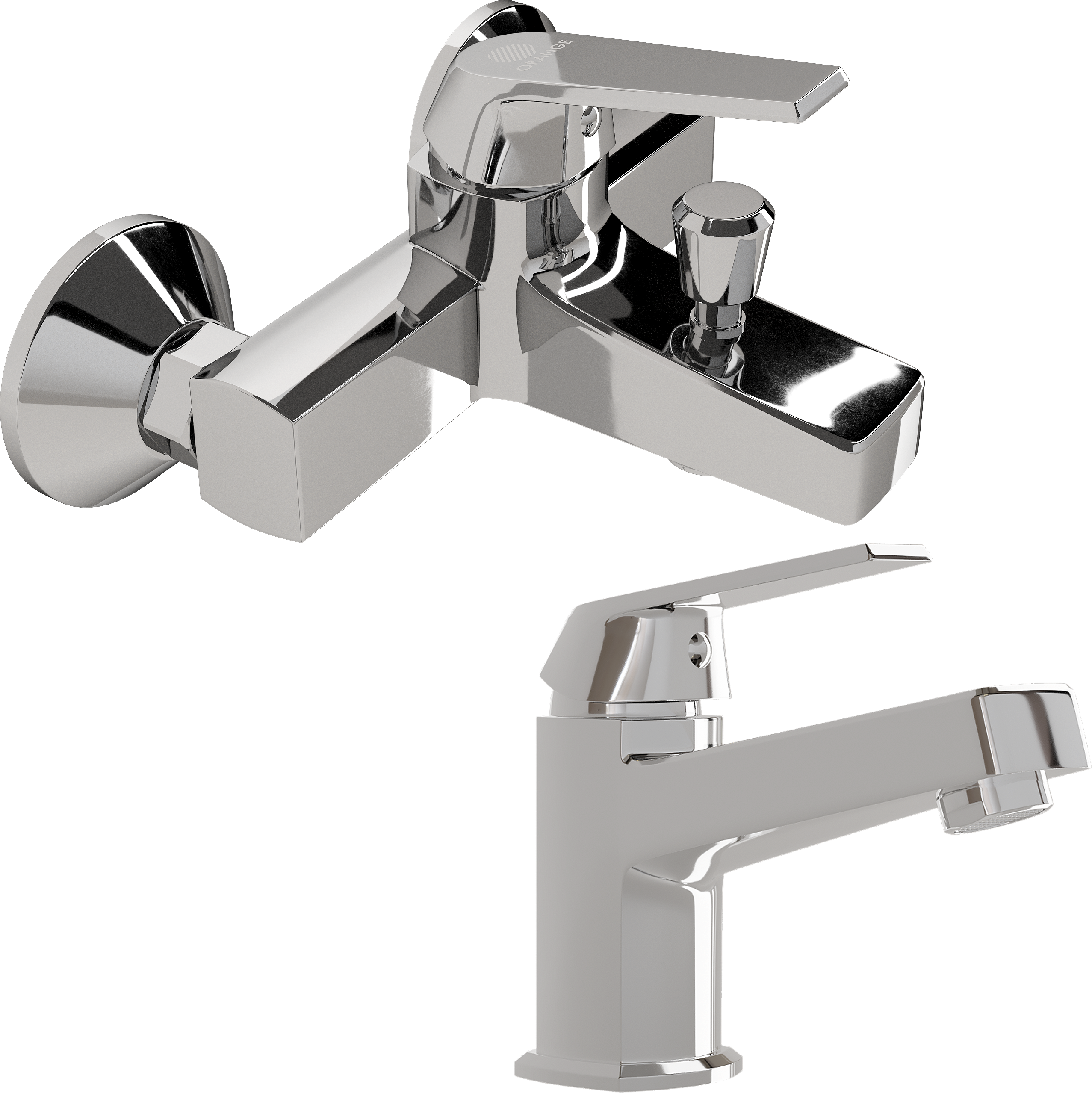 Душевой комплект DIWO Смоленск SM-02cr + SM-03cr