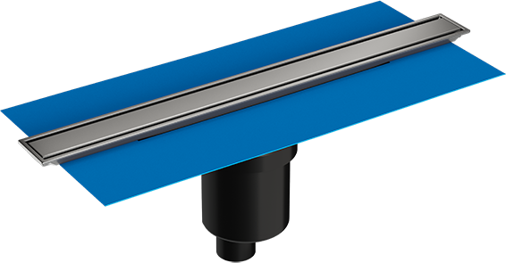 купить Душевой лоток VitrA Eco-Flow 60 см, вертикальный сифон, матовый хром