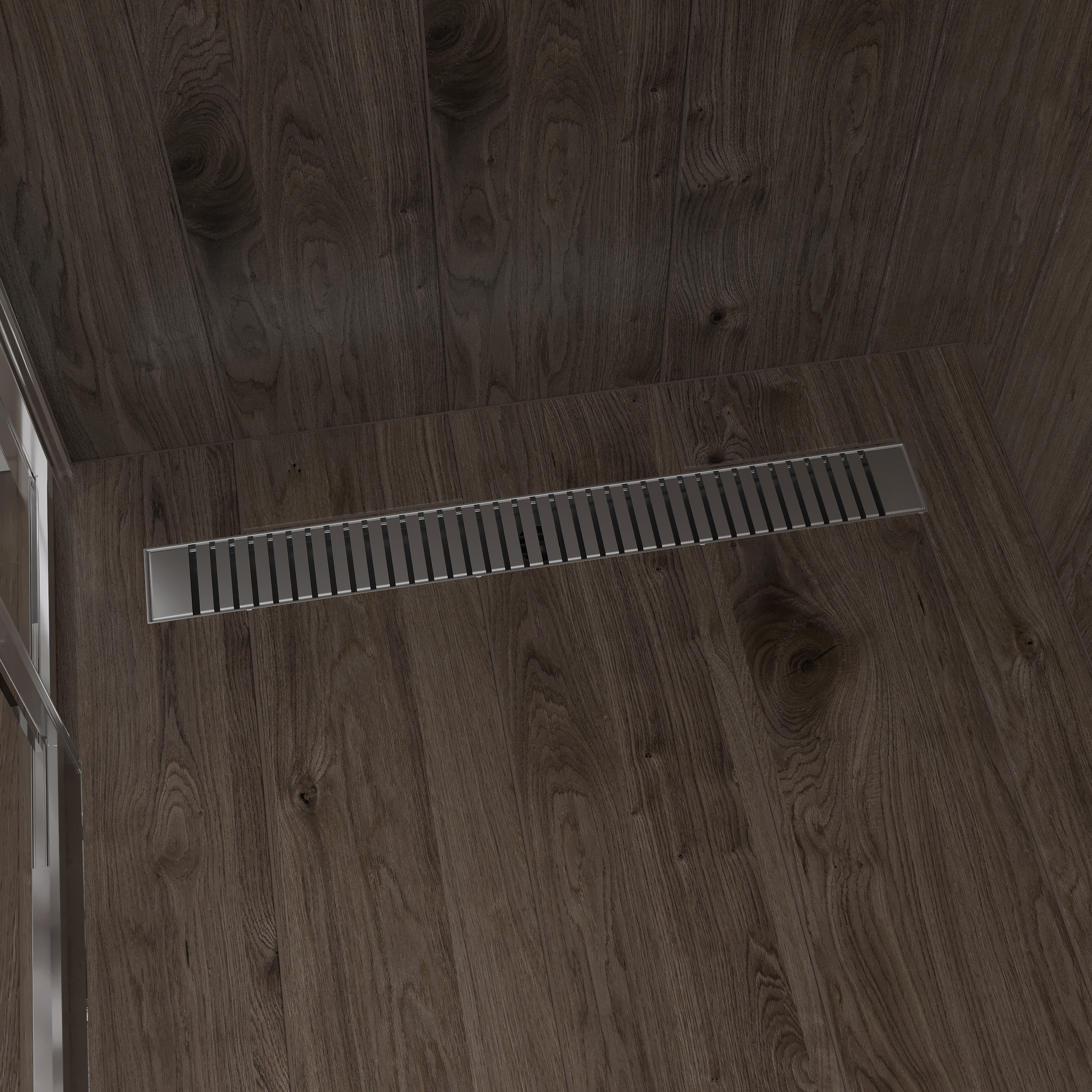 Душевой трап (лоток) CK DRAIN AQPP01-90 Steel 90 см, решетка хром, с сифоном купить в Тамбове
