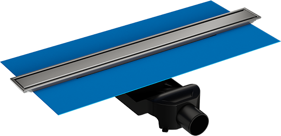 Душевой лоток VitrA Eco-Flow 60 см, горизонтальный сифон, матовый хром