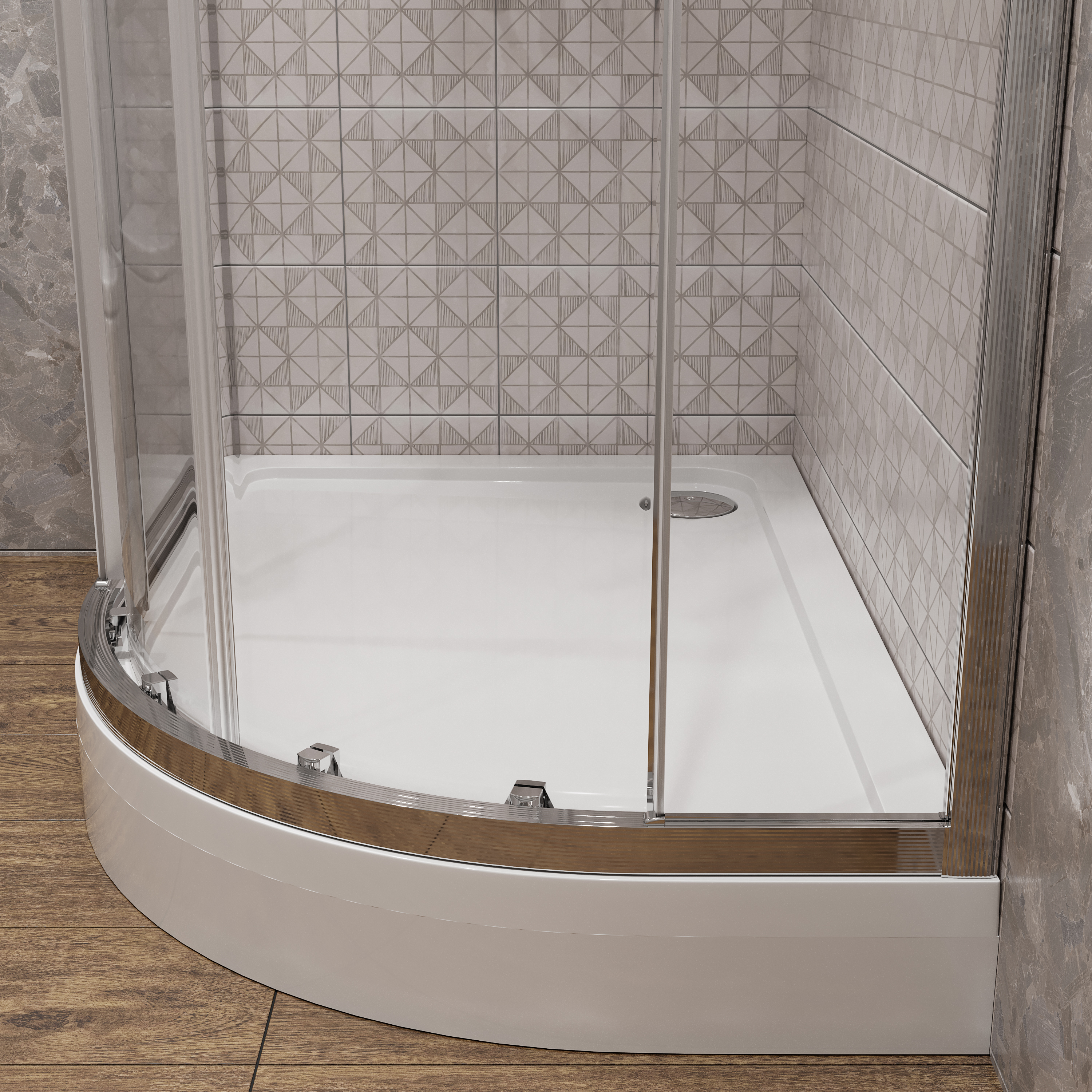 Поддон для душа STWORKI Хельсинки 120x80 L, с сифоном купить в Тамбове