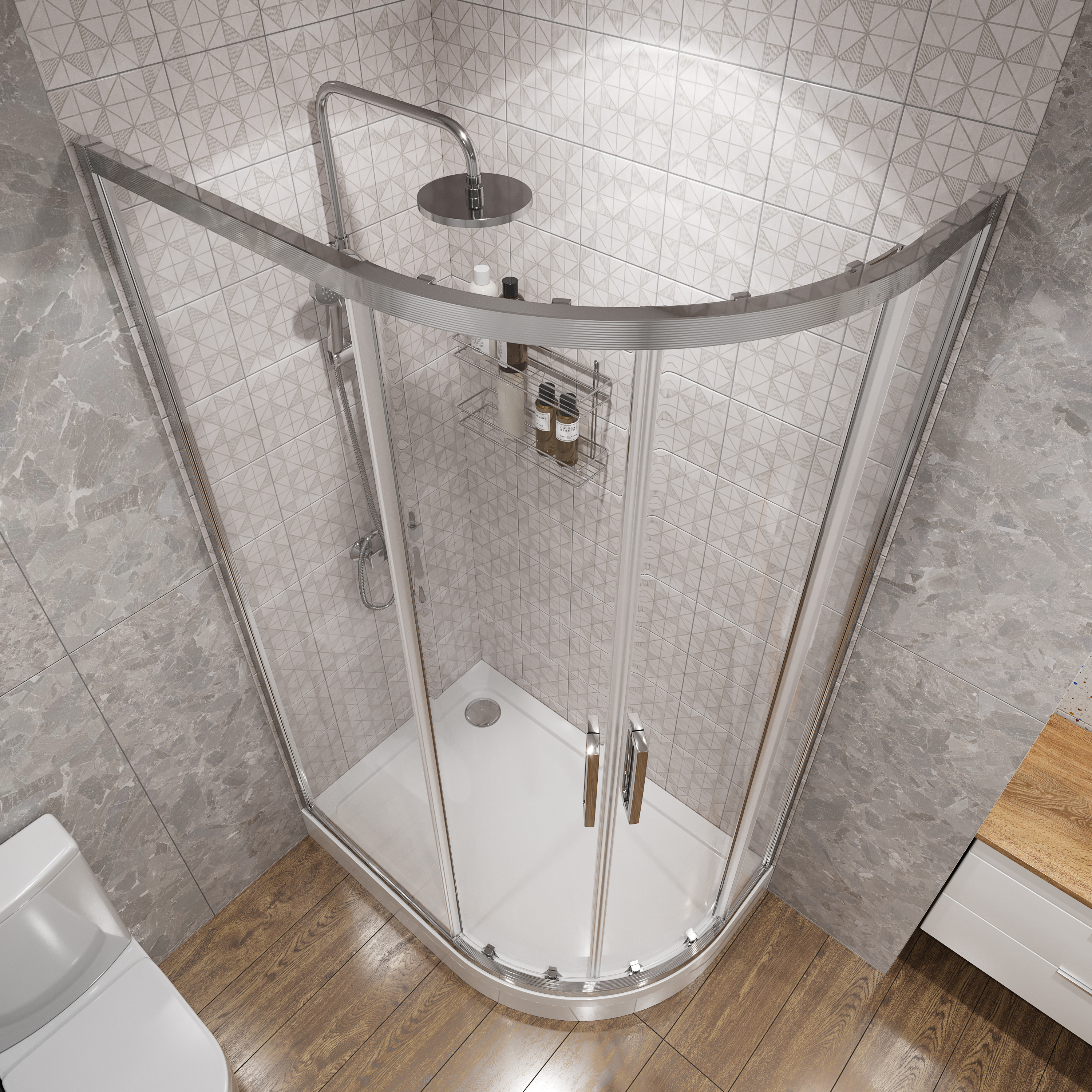 Поддон для душа STWORKI Хельсинки 120x80 L, с сифоном купить в Тамбове