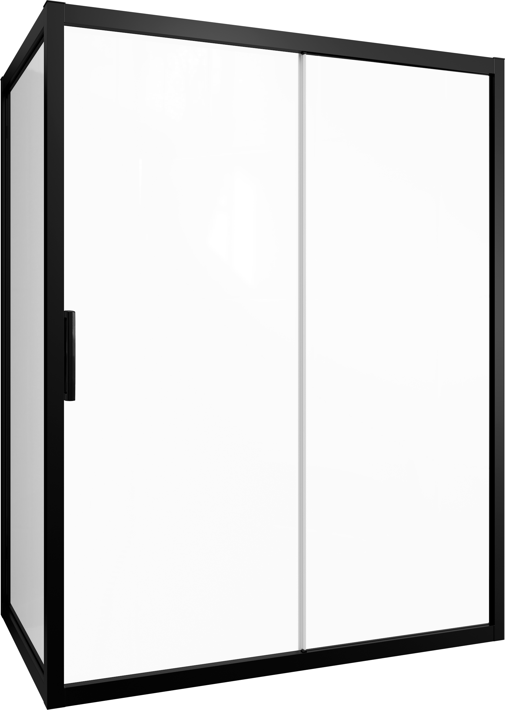 Душевой уголок STWORKI Эстерсунд 160x90 см профиль черный матовый