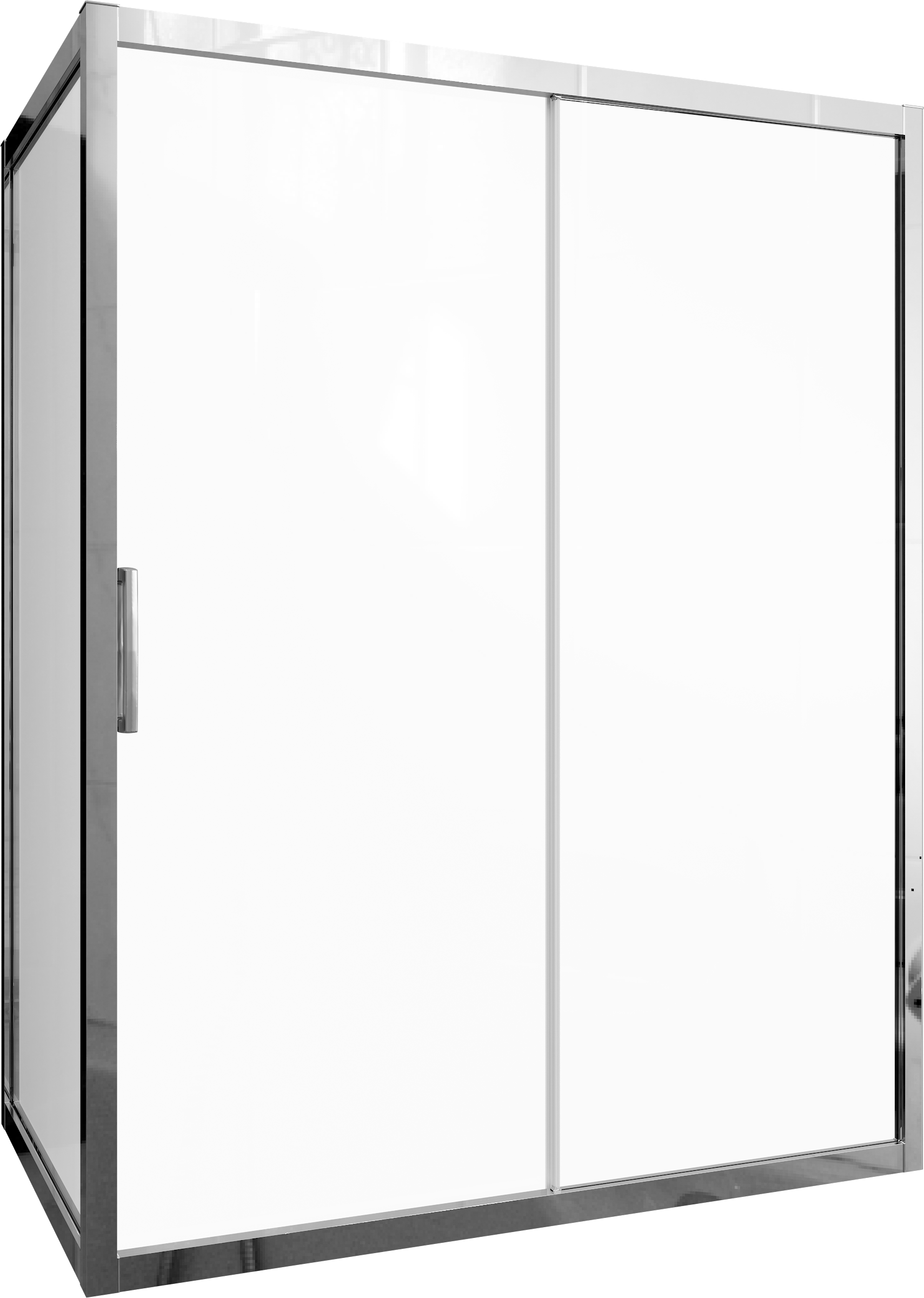 Душевой уголок STWORKI Эстерсунд 160x80 см профиль хром глянец