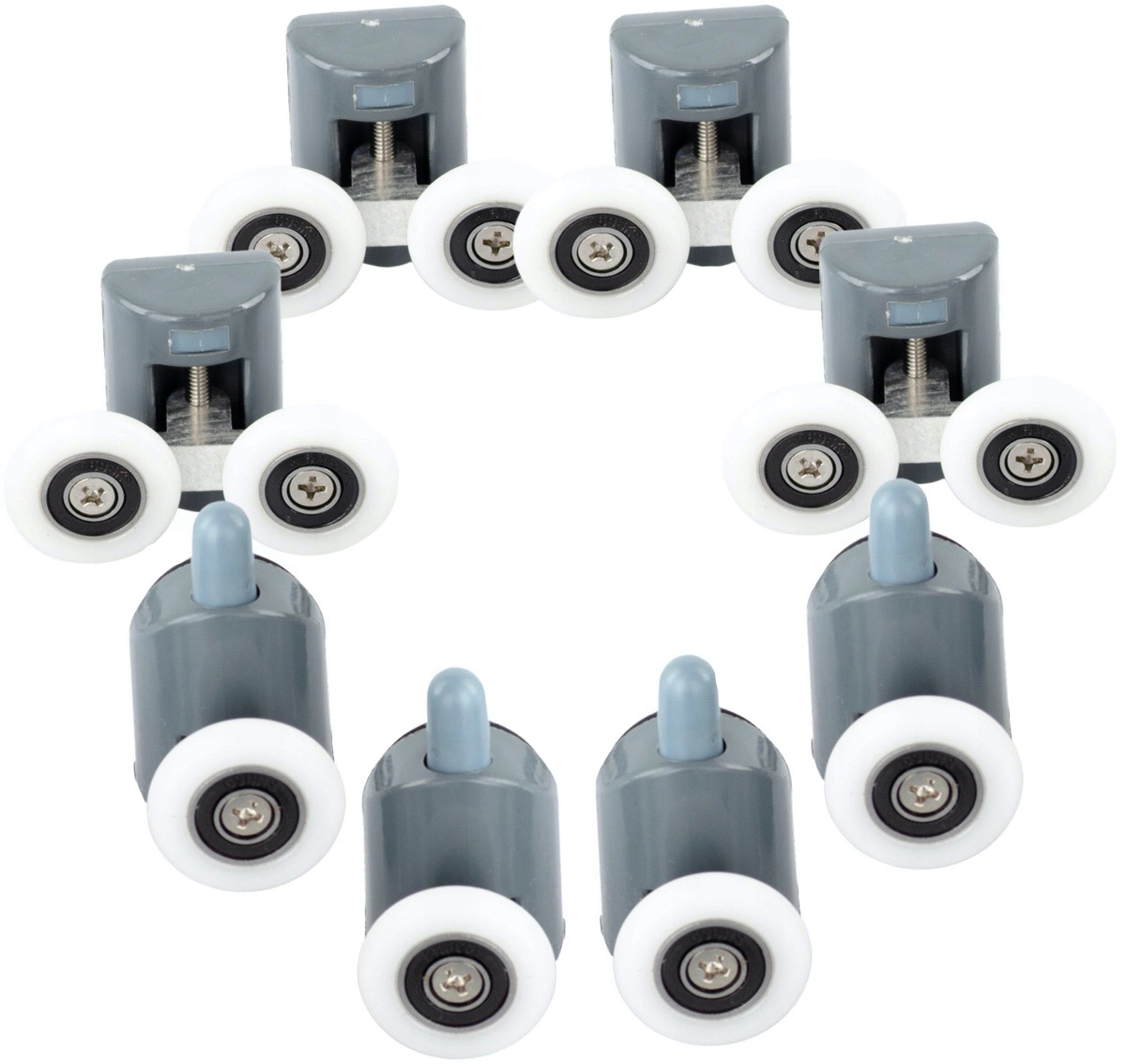 Душевой уголок DIWO Коломна KL01-080TCR/G 80х80, профиль хром матовый купить в Тамбове