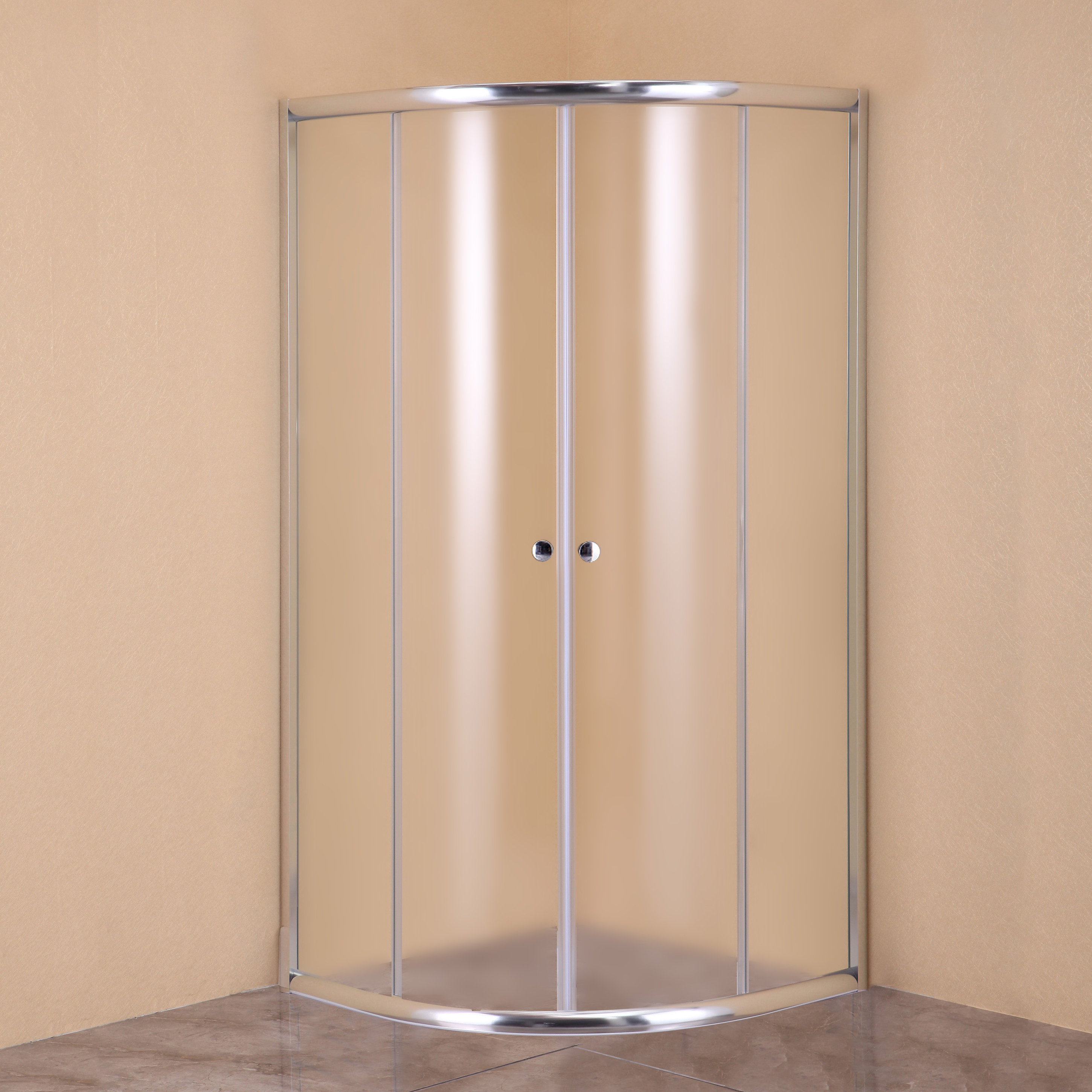 купить Душевой уголок DIWO Коломна KL01-090MCR/G 90х90 профиль хром матовый, стекло матовое