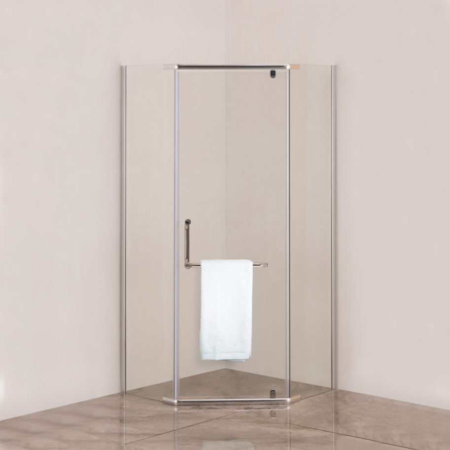 купить Душевой уголок DIWO Ростов RO03-090TCR/G 90х90, профиль хром