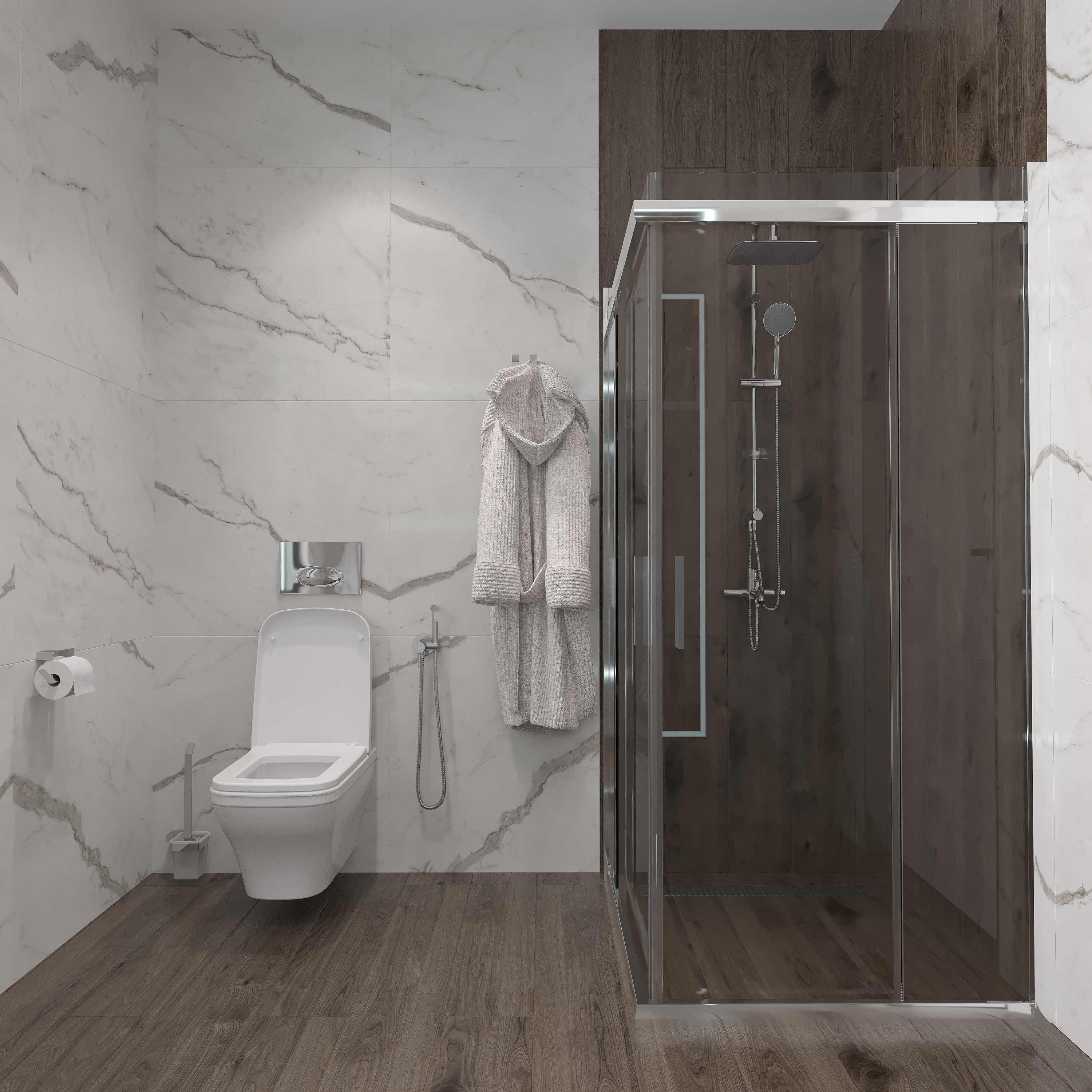 Душевой уголок Artemis Agave Slim 230 6.915.100.0230.100.10.88 100x100 см, профиль хром купить в Тамбове