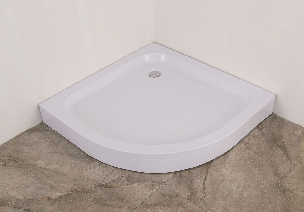 Душевой уголок DIWO Коломна 80х80 профиль хром матовый, стекло матовое, с поддоном купить в Тамбове