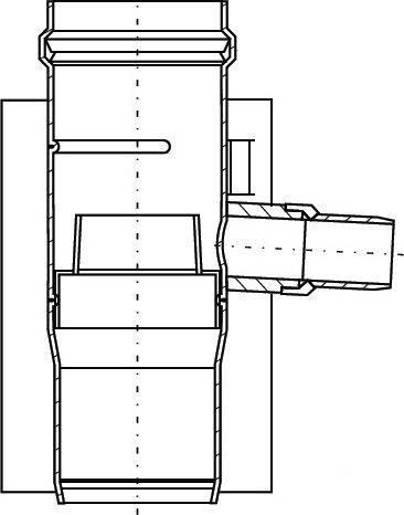 Комплект слива конденсата Protherm 60/100 мм