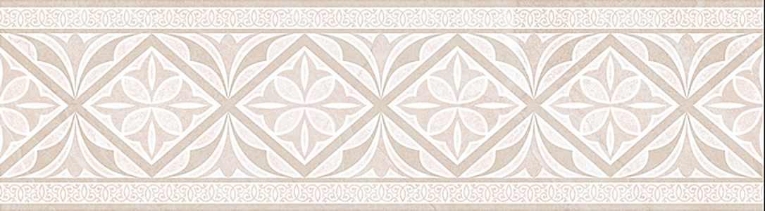 Бордюр Global Tile Gestia classic B24GE3401TG 27x7,7 бежевый