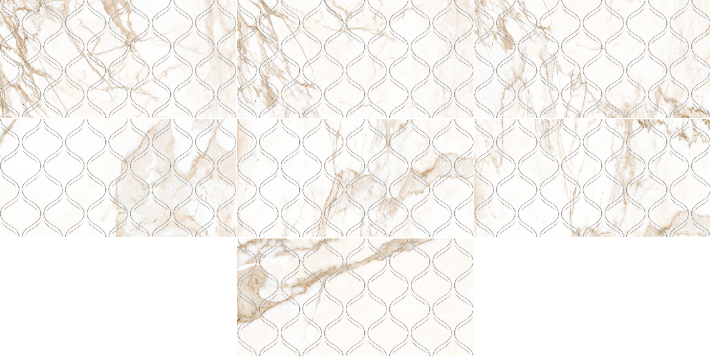 Декор Kerranova Marble Trend K-1001/MR/d01 Calacatta Gold 30x60
