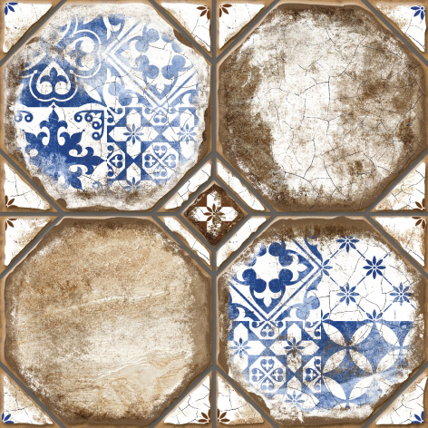 Декор Керамин Брюгге 3Д тип 1 40х40