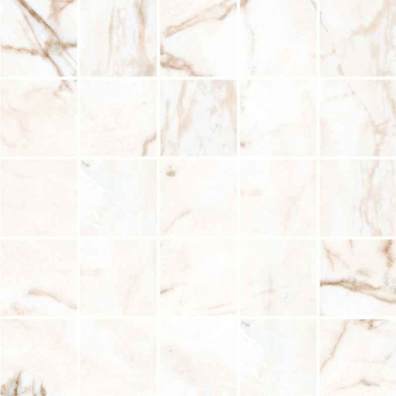 Мозаика Kerranova Marble Trend K-1001/MR/m14 Calacatta Gold 30,7x30,7