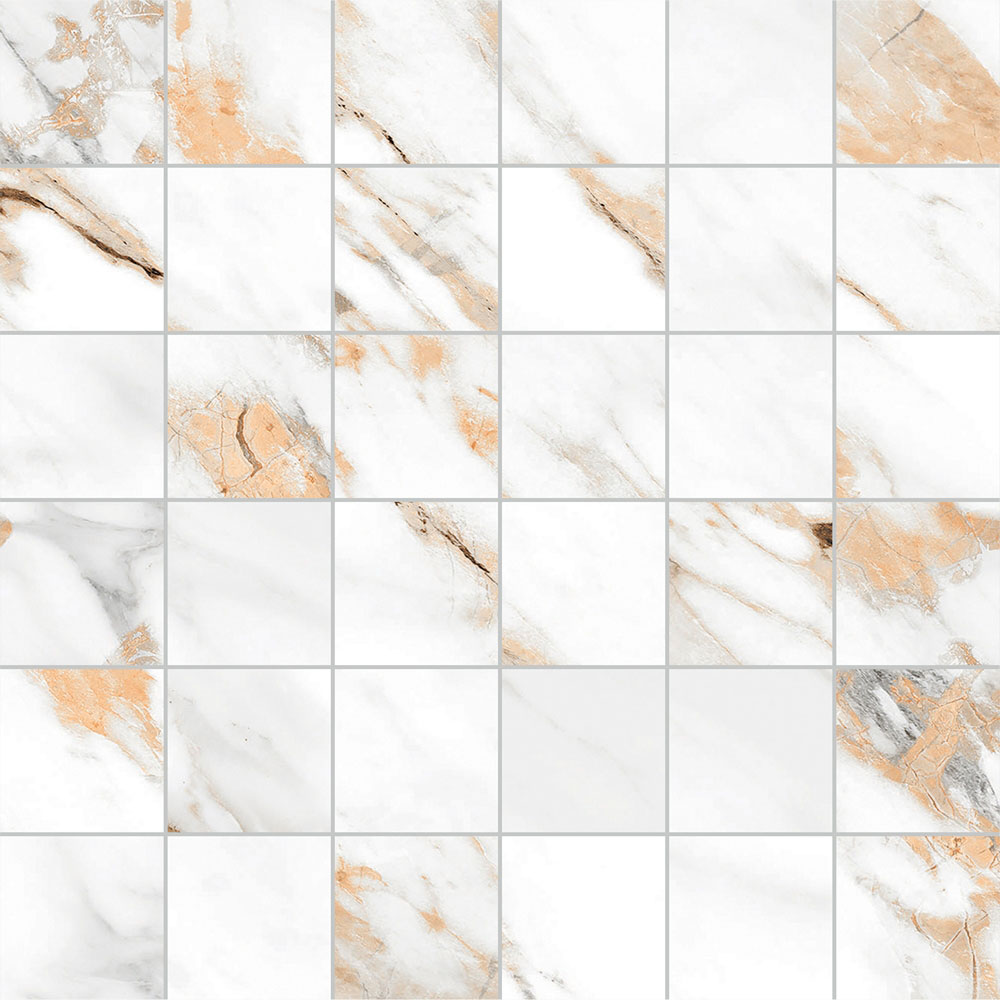 Мозаика Inter Gres Calacatta Gold 30х30, серый