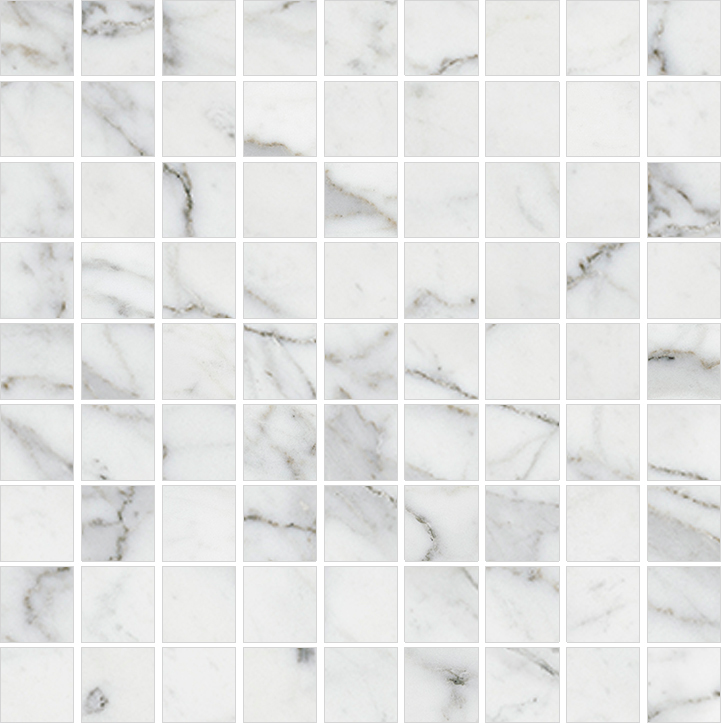 Мозаика Kerranova Marble Trend K-1000/LR/m01 Carrara 30x30