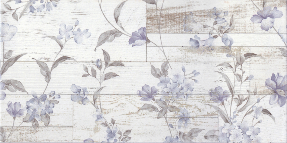 Плитка настенная Global Tile San Remo GT14VG 50x25 белая, панно часть 1