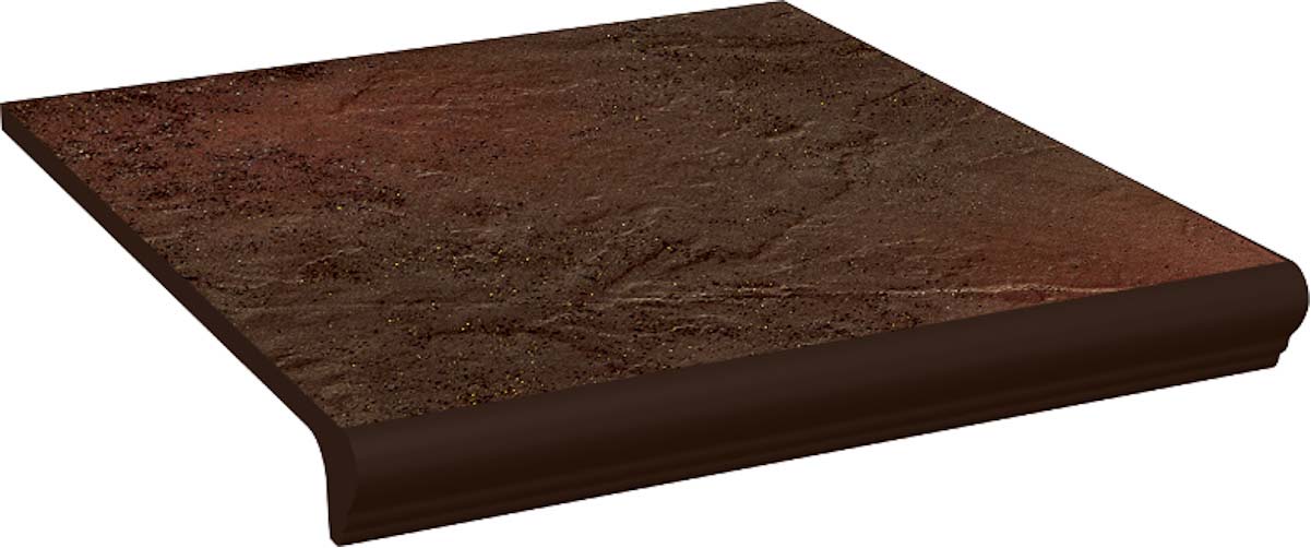 Ступени Ceramika Paradyz Semir Brown с капиносом
