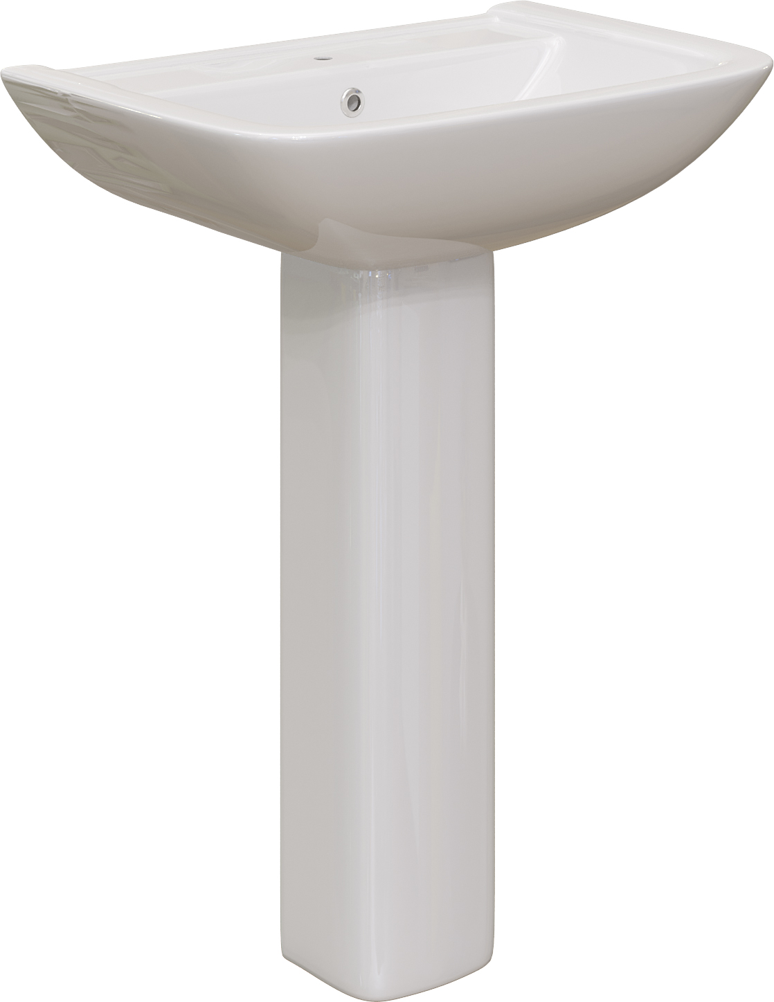 Комплект Раковина DIWO Ярославль 63 см, подвесная, фаянсовая, белая + Сифон Wirquin Минор 30718052 + Пьедестал 70 см, квадратный, фаянсовый, белый + Зеркало Кострома 60 с подсветкой купить в Тамбове