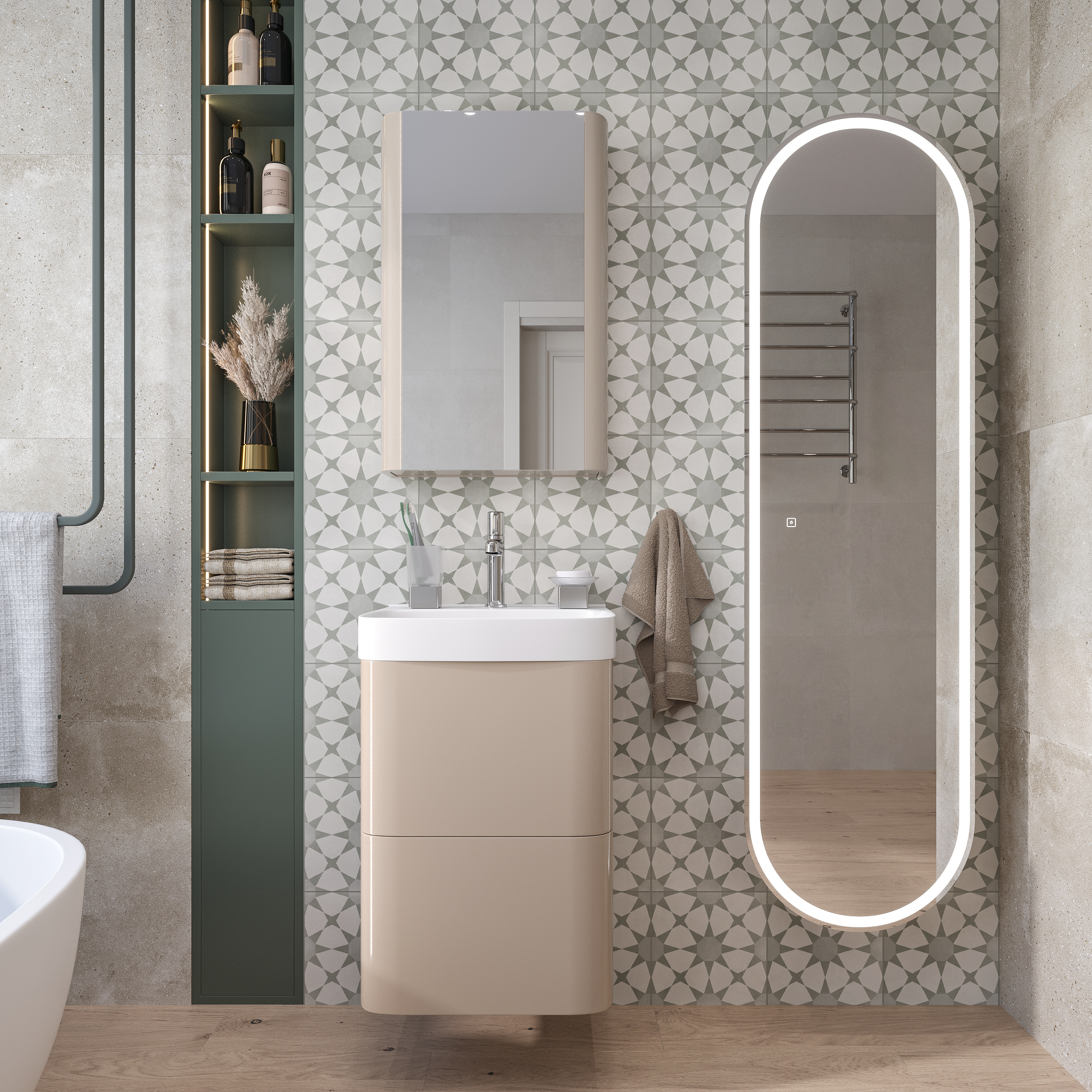 Мебель для ванной VOQ Bold 45 premium mink